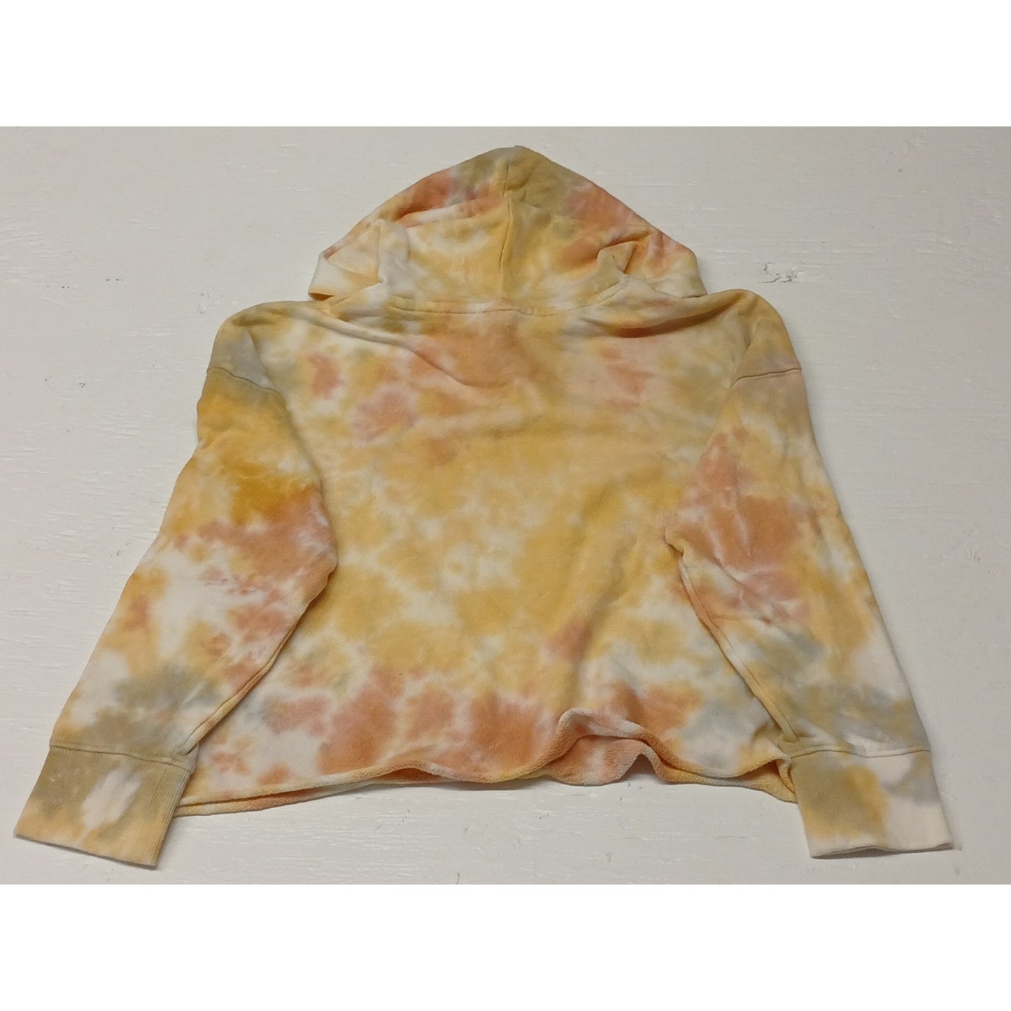 Old Navy (Large) Mutlicolor Tie Dye Crop Hoodie Pullover