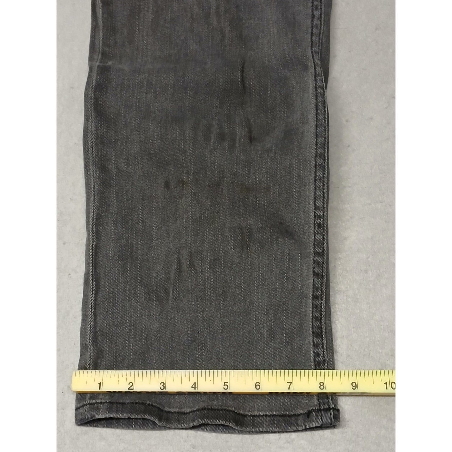 Five Four (34) Black Relaxed Straight Distressed Denim Jeans