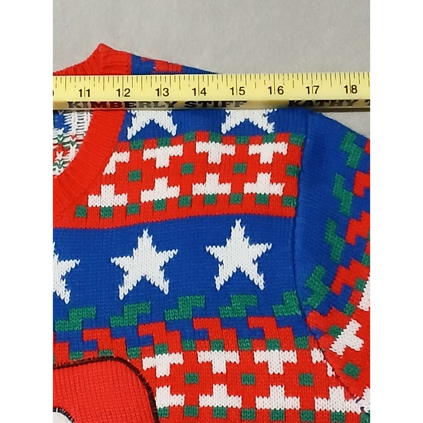 jolly sweaters (Large) Multicolor Crew Neck Knitted Ugly Sweater