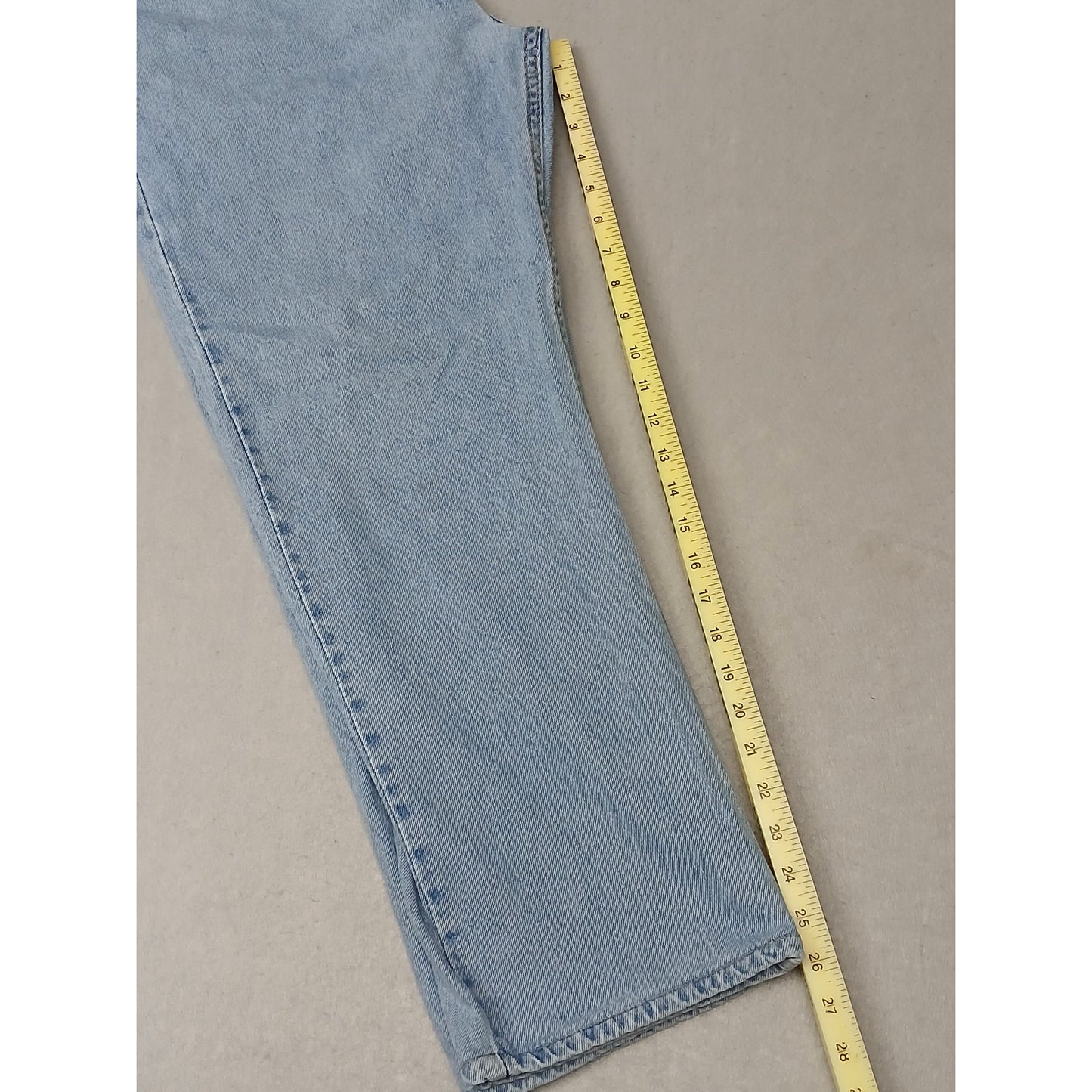 Levis 505 (36x29) Vintage Regular Fit Light Denim Jeans