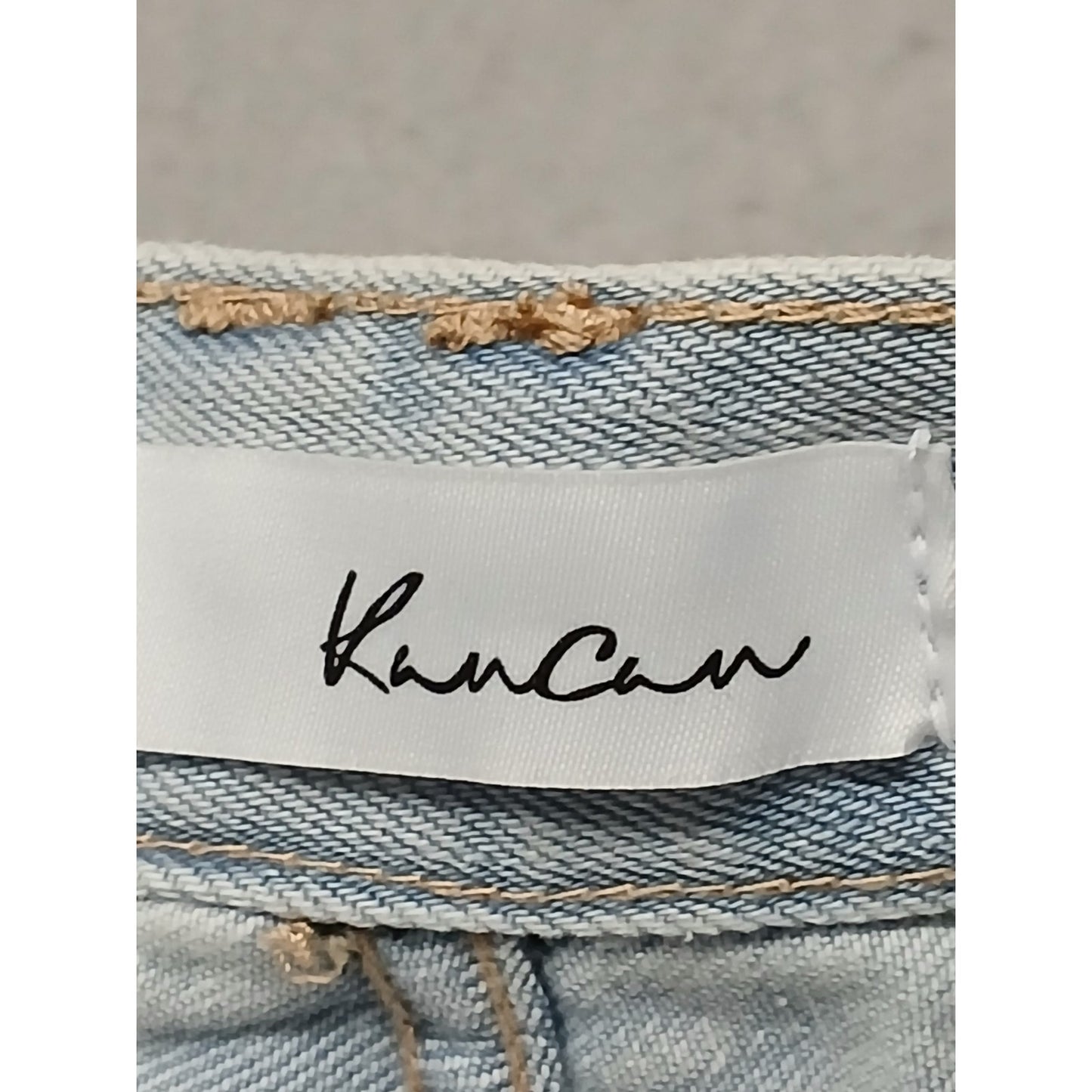 KanCan (13/30) Vintage Mid Rise Wide Leg Light Denim Jeans