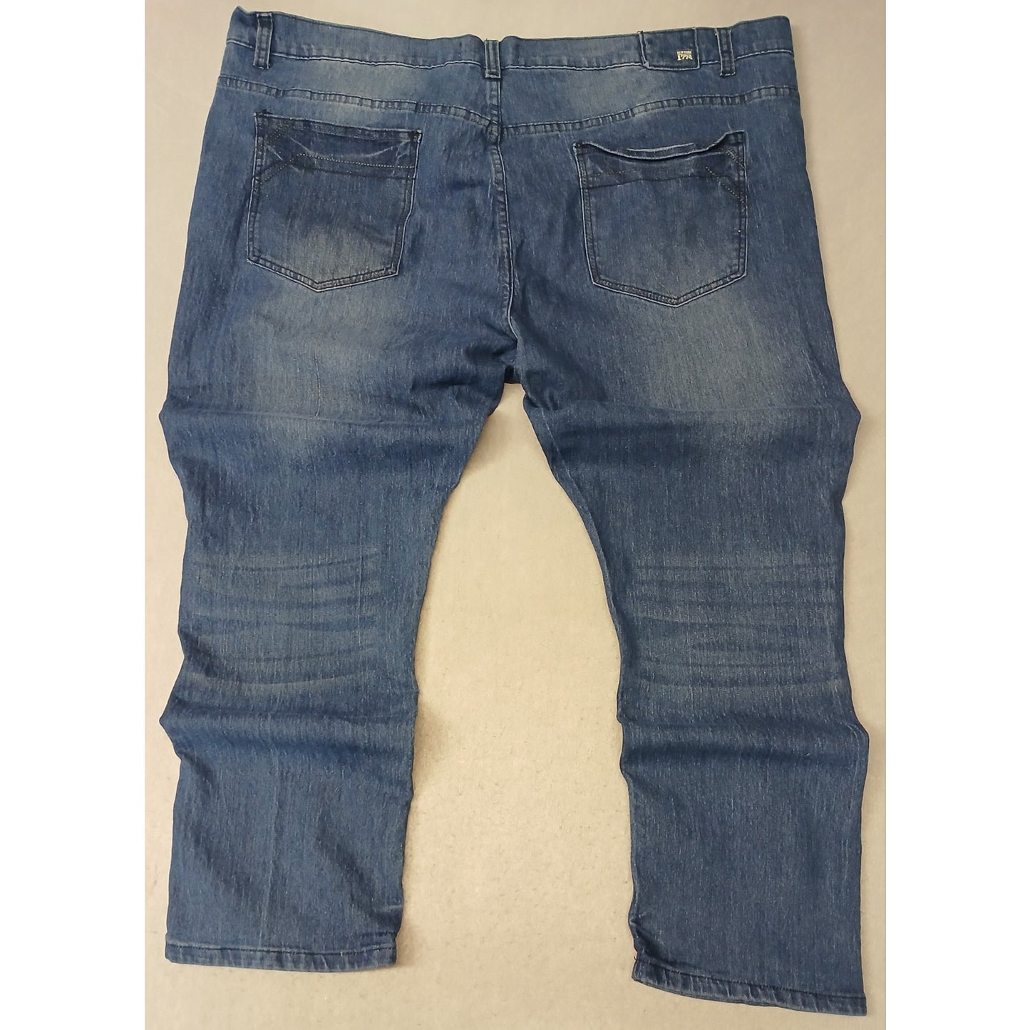 Colours (46x30) Men's Stretch Straight Blue Denim Jeans