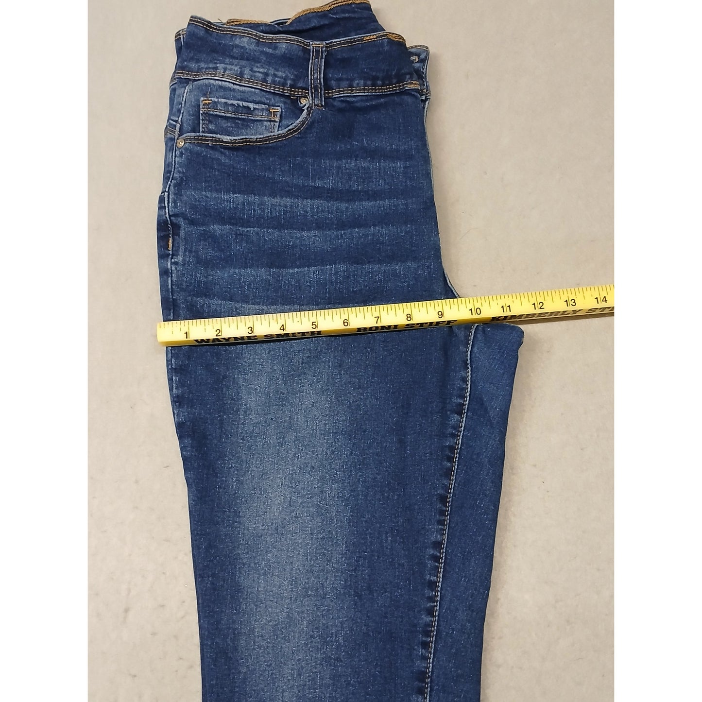 Honey & Bristle (16W) Womens Skinny Stretch Blue Denim Jeans