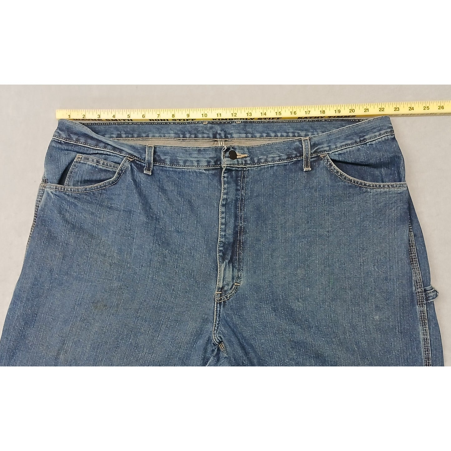 Dickie's (44x32) Men's Relaxed Carpenter Blue Denim Jeans