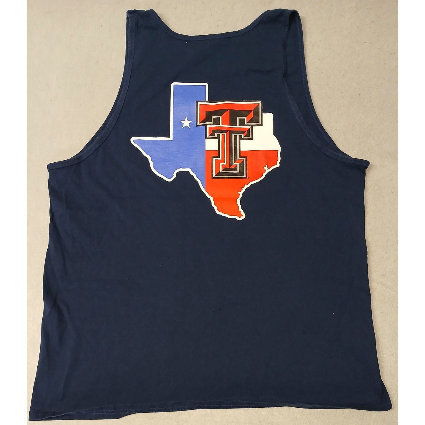 Hanes (XL) Men's Blue Texas Tech Cotton Summer Tank Top