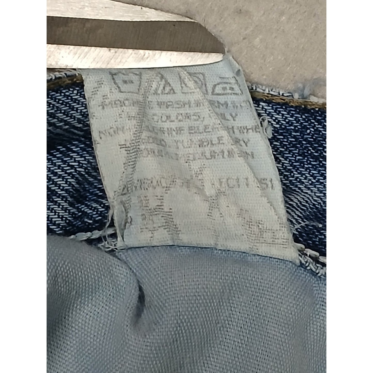 Lee (10L) Vintage High Rise Tapered Leg Blue Denim Jeans