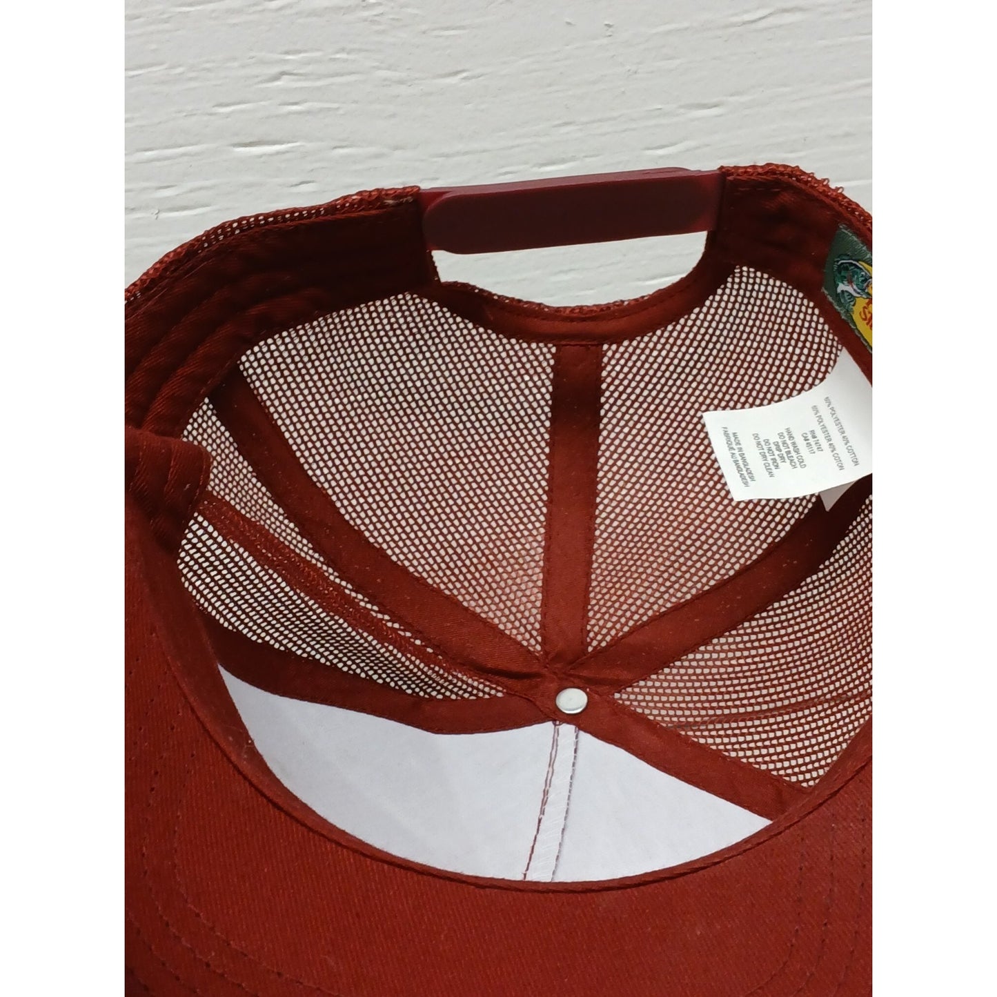 Bass Pro Shops (OSFM) Red Snapback Mesh Trucker Hat