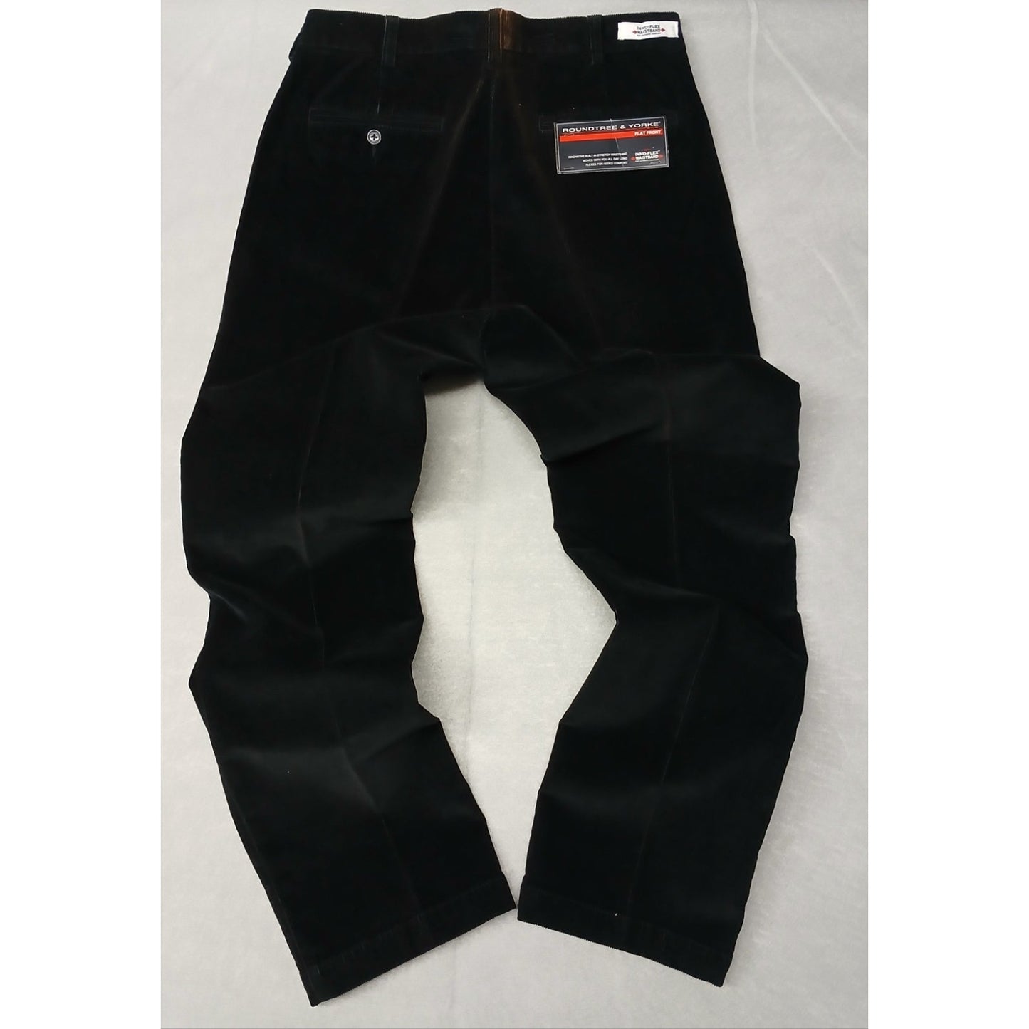 Roundtree & Yorke (32x32) Black Corduroy Straight Pants
