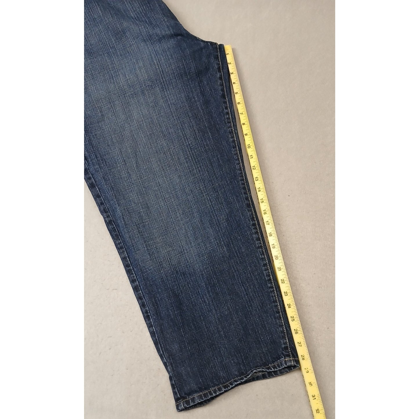 Calvin Kline (46x30) Men's Loose Fit Blue Denim Jeans