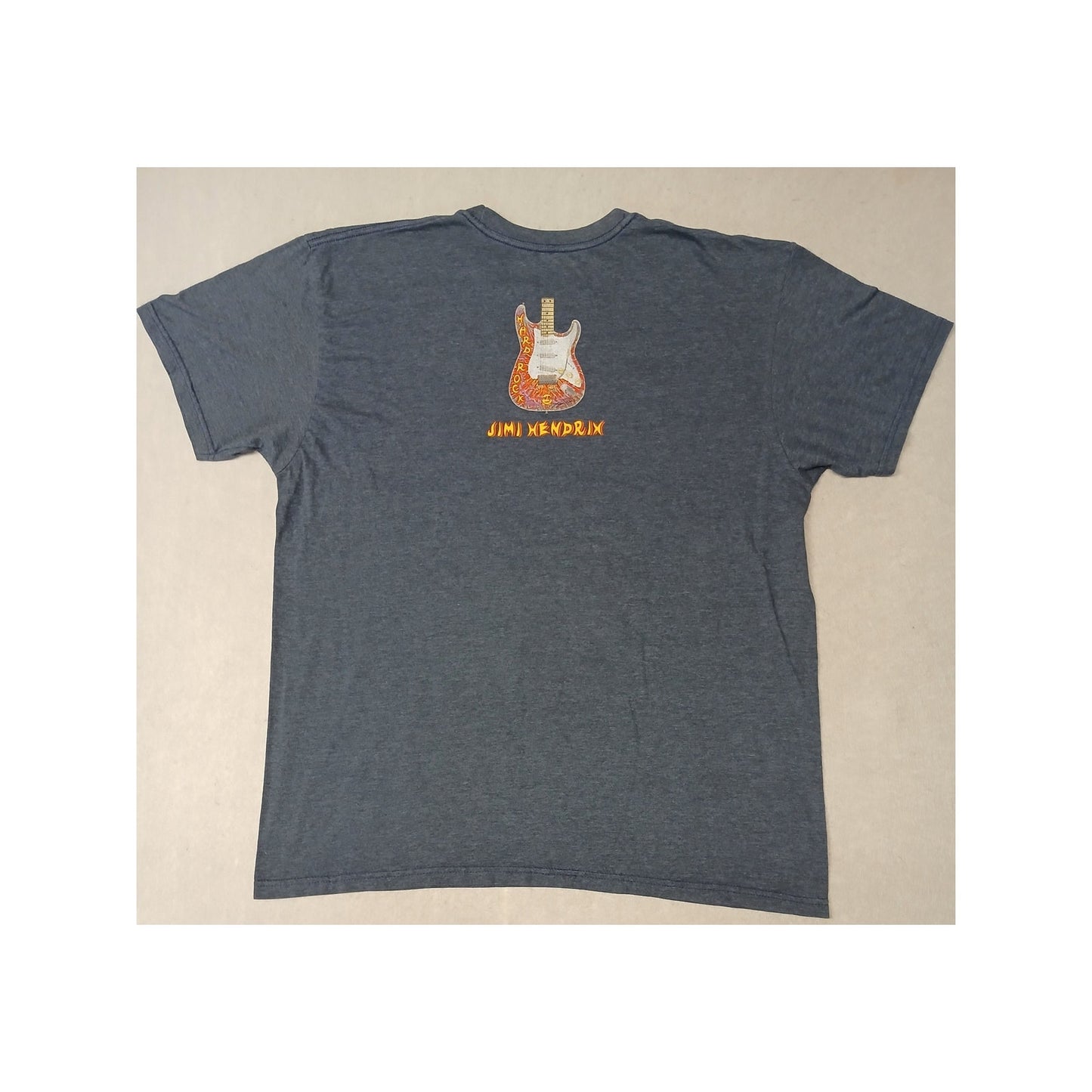 Hard Rock Cafe (24x22") Gray Jimmy Hendrix Houston Tee Shirt