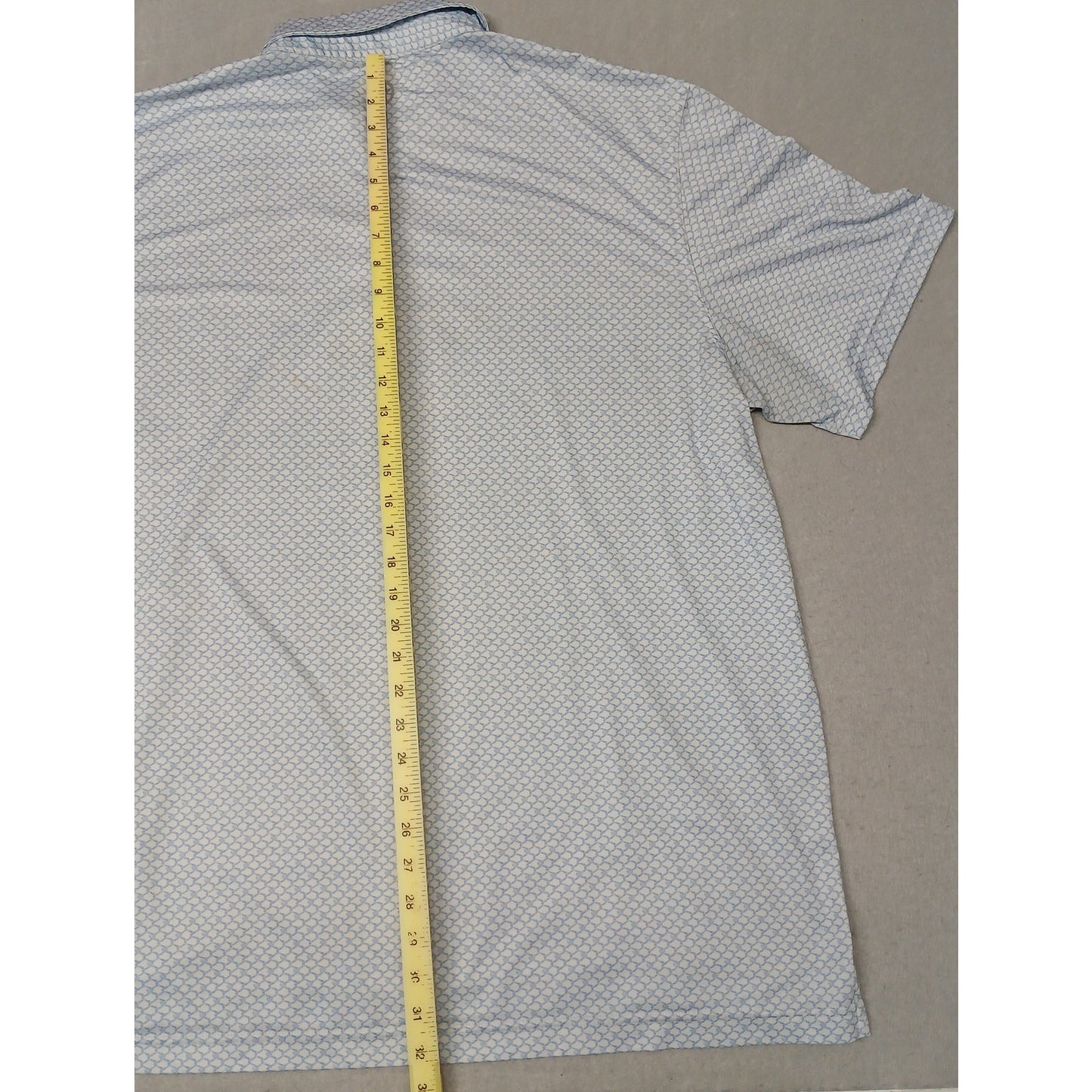 Vineyard Vines (2XL) White Button Silk Collar Polo Tee Shirt