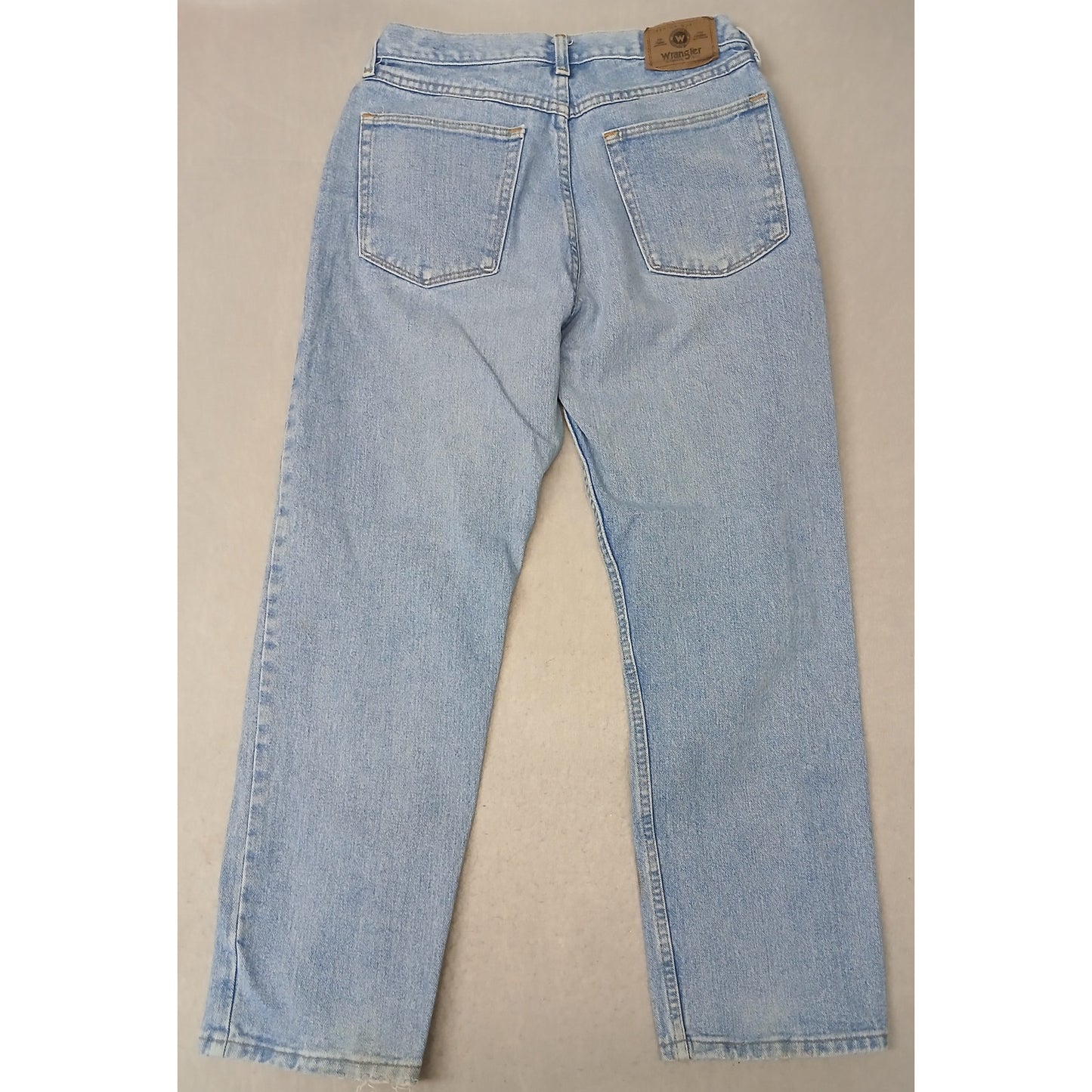 Wrangler (32x30) Men's Straight Leg Blue Denim Jeans