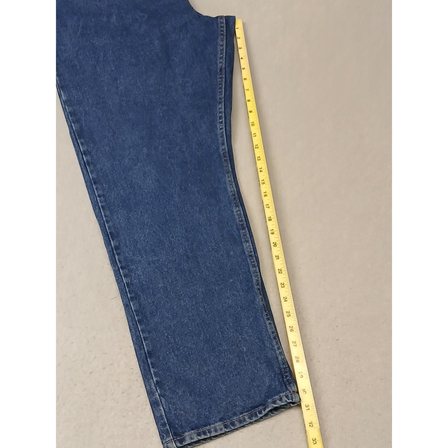 Wrangler (40x32) Men's Relaxed Straight Leg Blue Denim Jeans