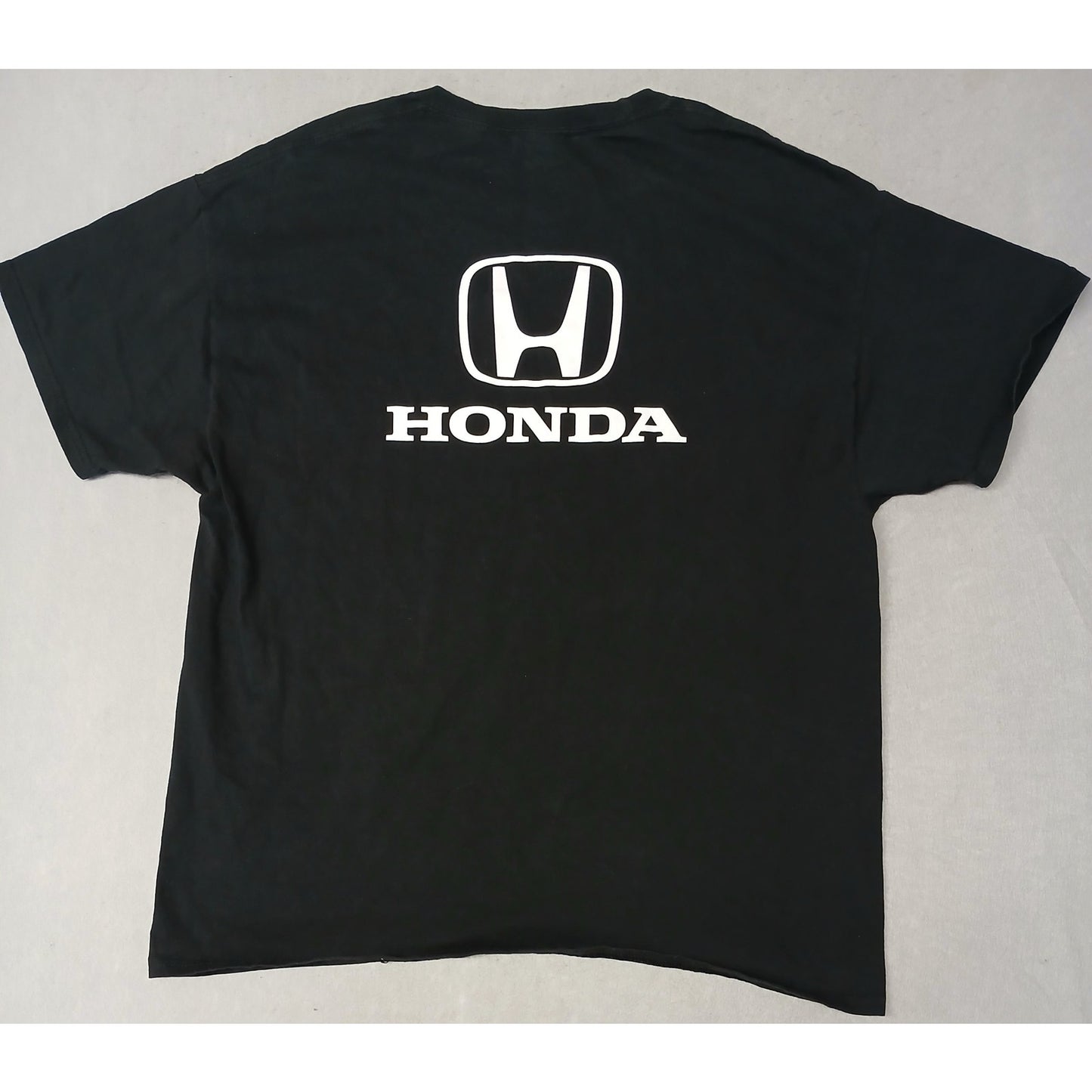 Hanes (XL) Black Honda Logo Short Sleeve Crew Neck Tee Shirt