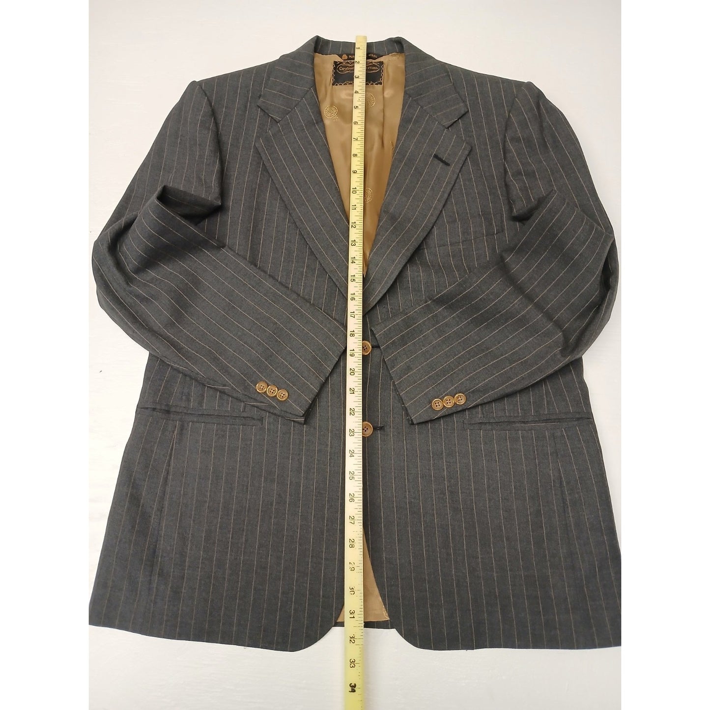 Cotoure (No Size) Mens Charcoal Collection Pure Wool Blazer