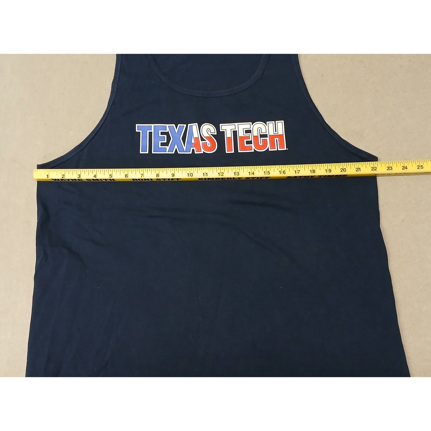 Hanes (XL) Men's Blue Texas Tech Cotton Summer Tank Top