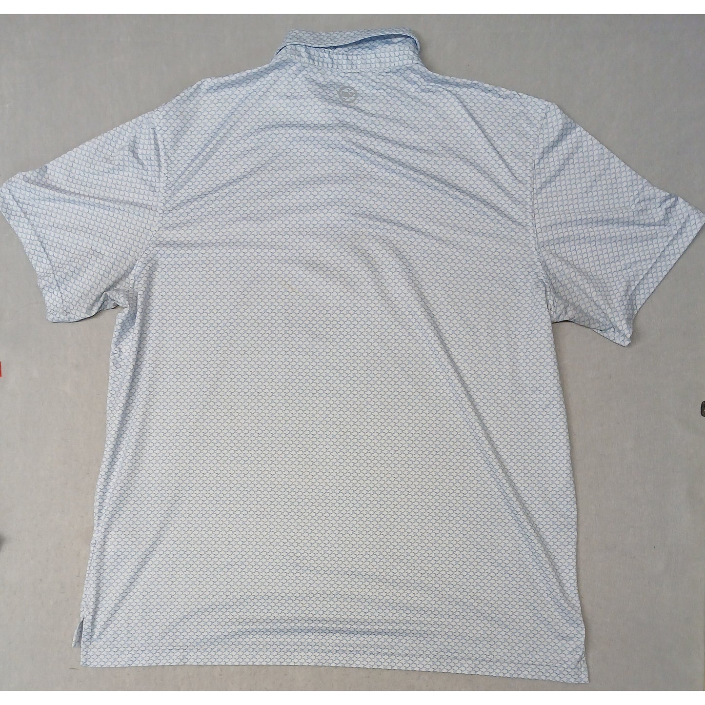 Vineyard Vines (2XL) White Button Silk Collar Polo Tee Shirt