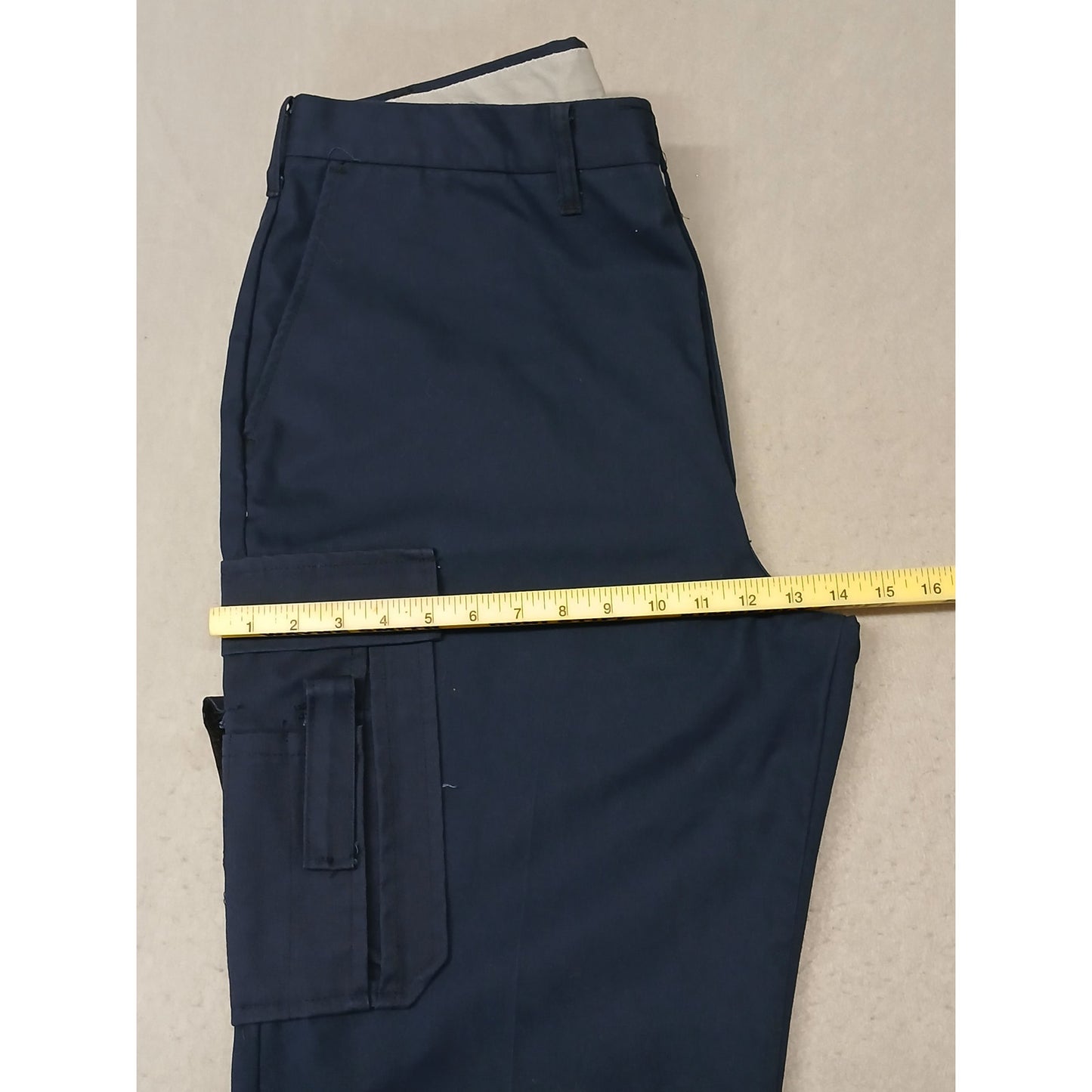 Dickie's (40) Men's Blue Cargo Khaki Straight Leg Pants