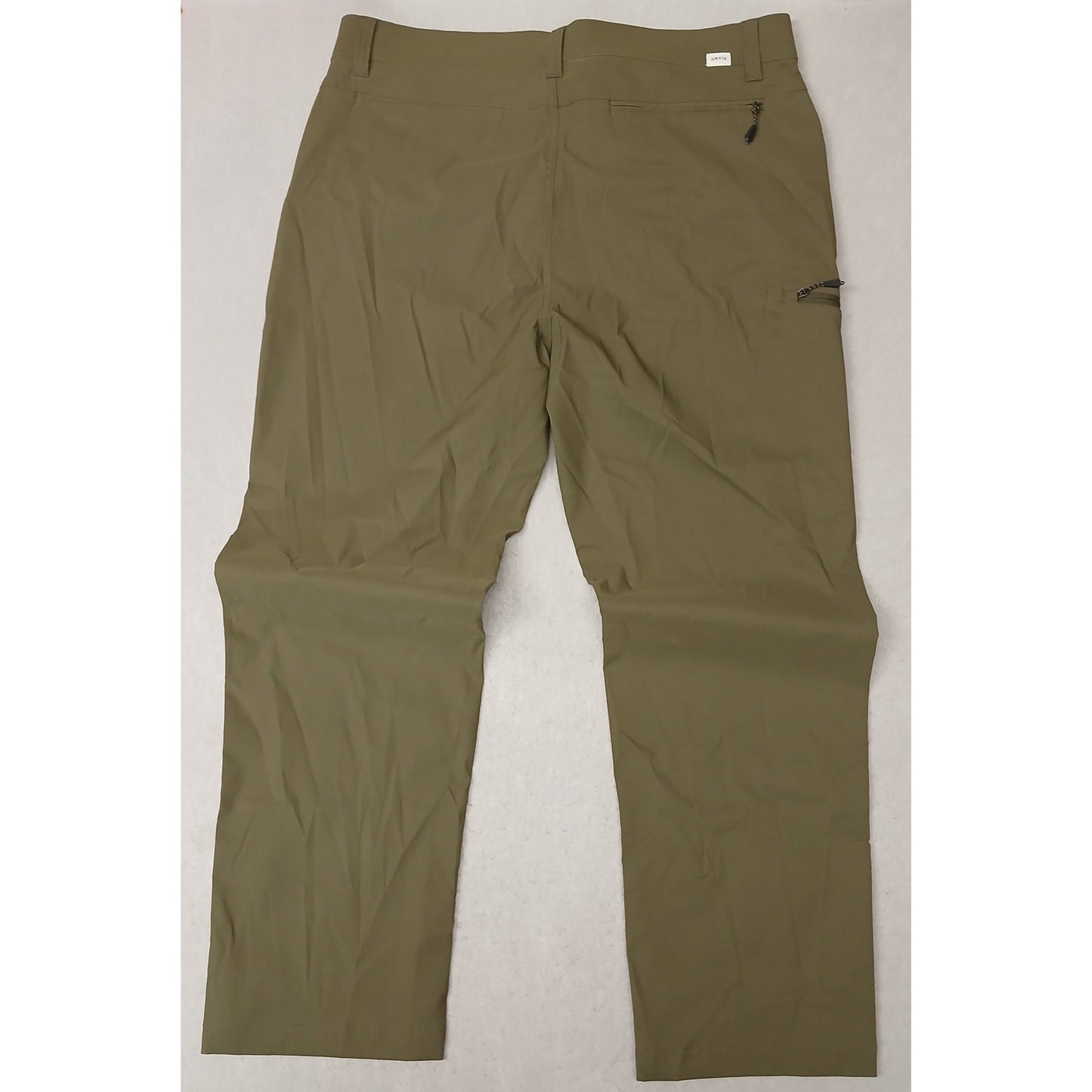 Orvis (36x30) Men's Olive Green Dri-Fit Straight Tech Pants