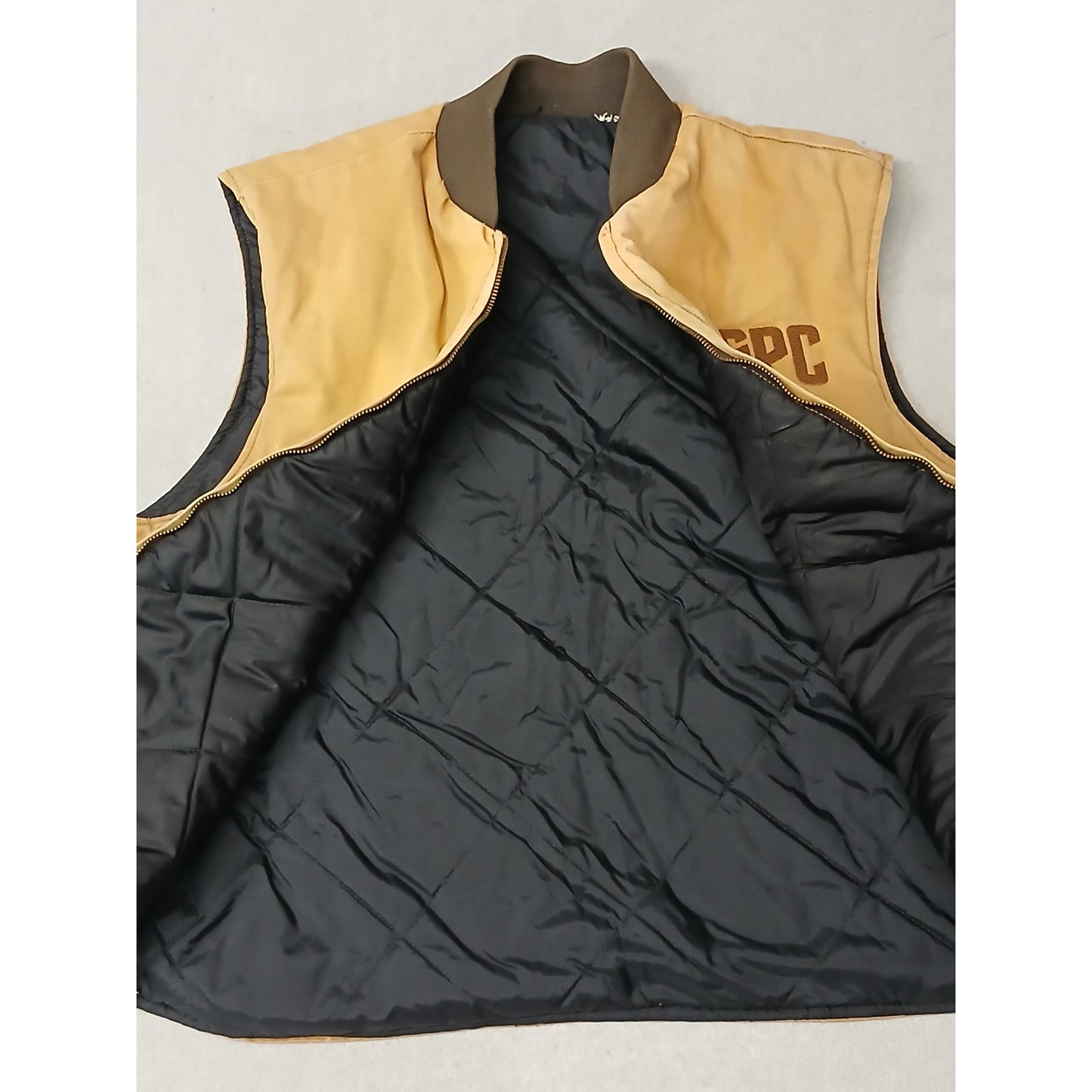 Carhartt (21x 25") Vintage Tan Arctic-Weight Duck Vest