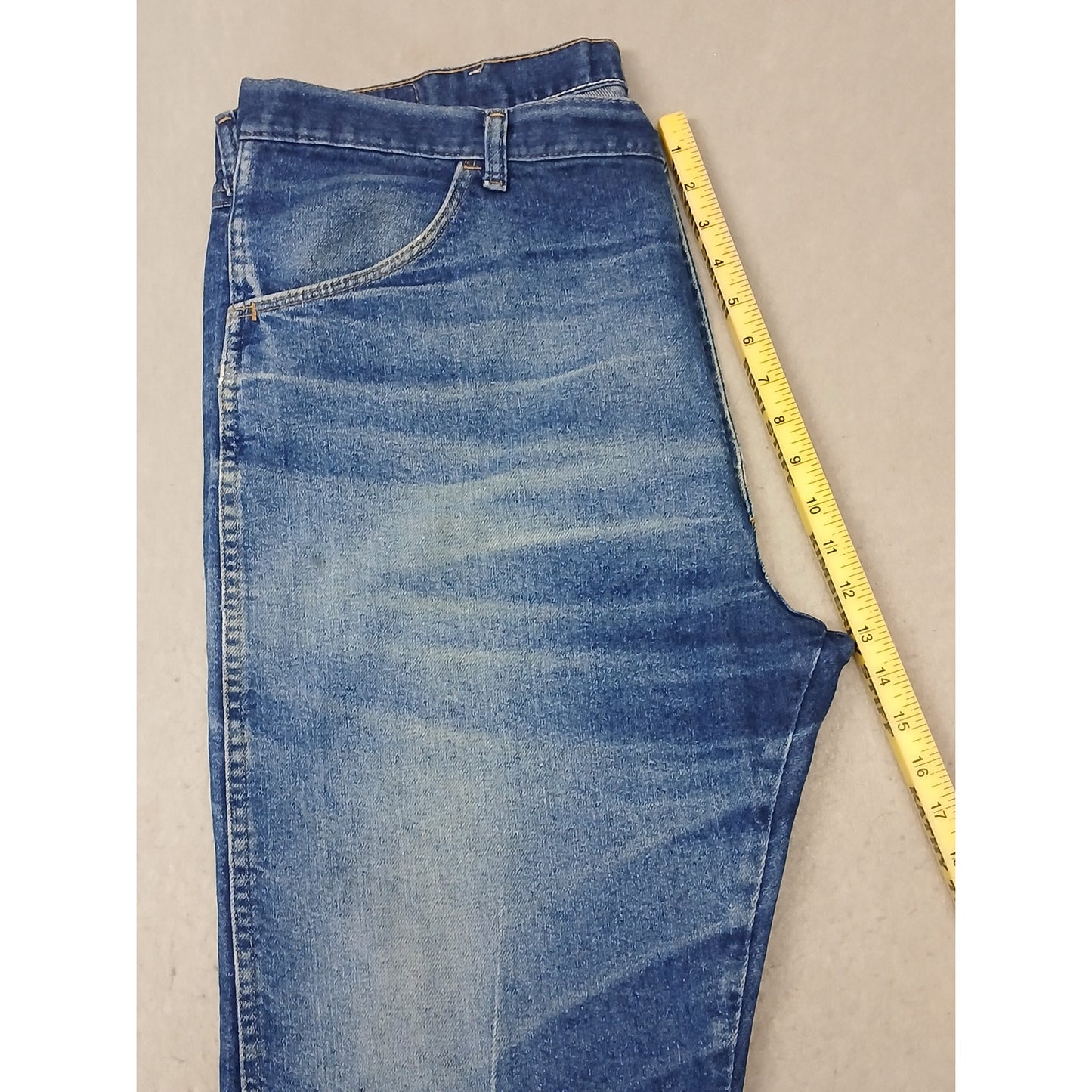 Wrangler (40x30) Men's Relaxed Fit Straight Blue Denim Jeans