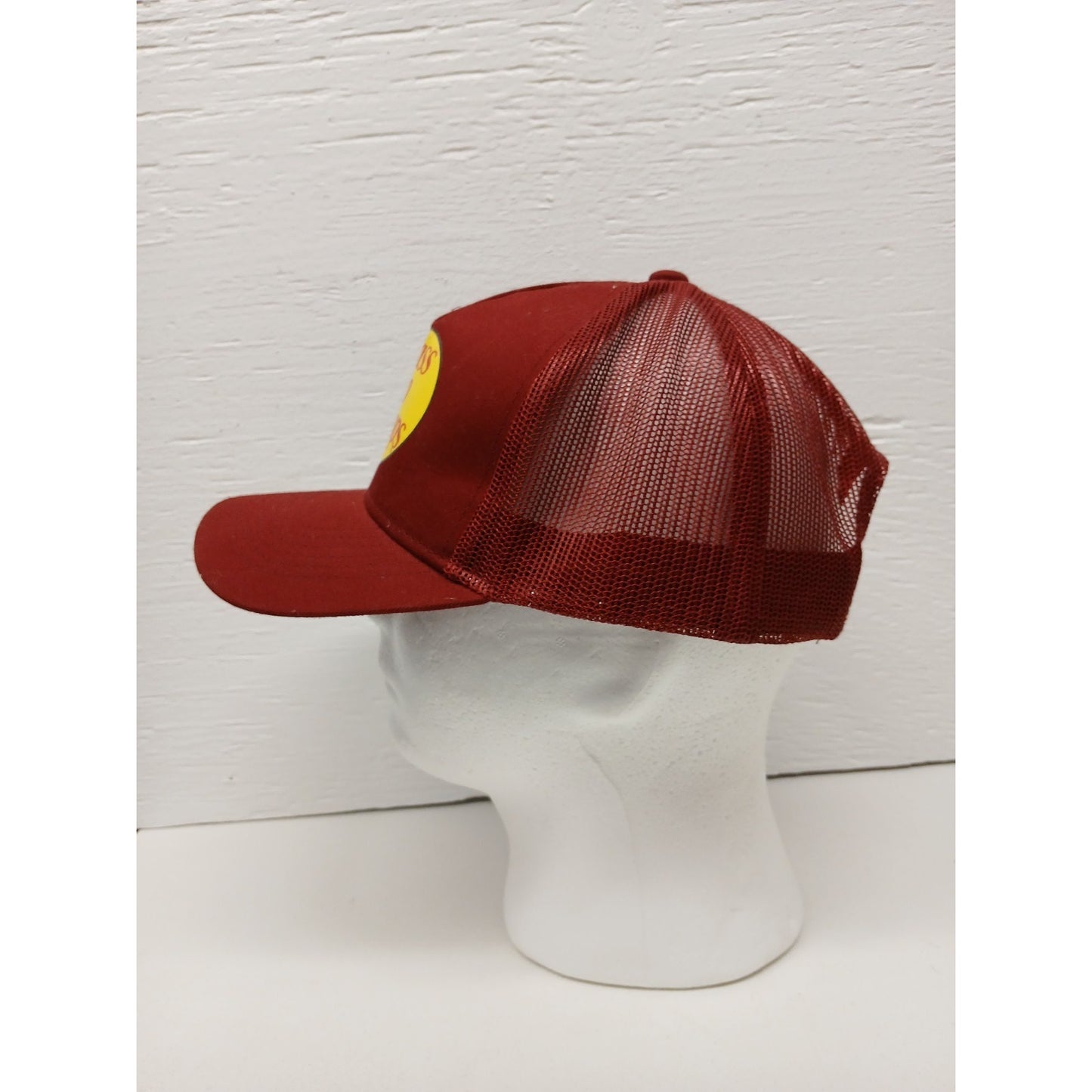 Bass Pro Shops (OSFM) Red Snapback Mesh Trucker Hat