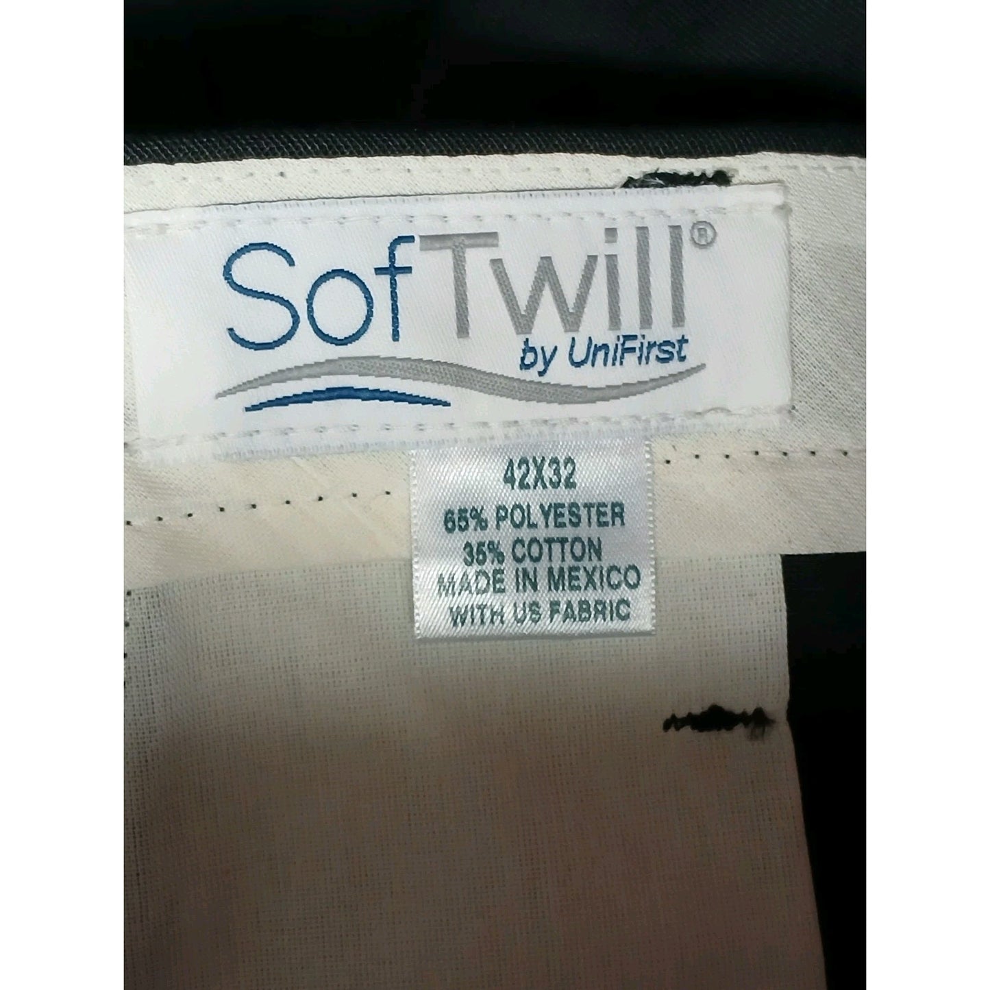Unifirst (42x32) Men's Black Reflective Straight Cargo Pants