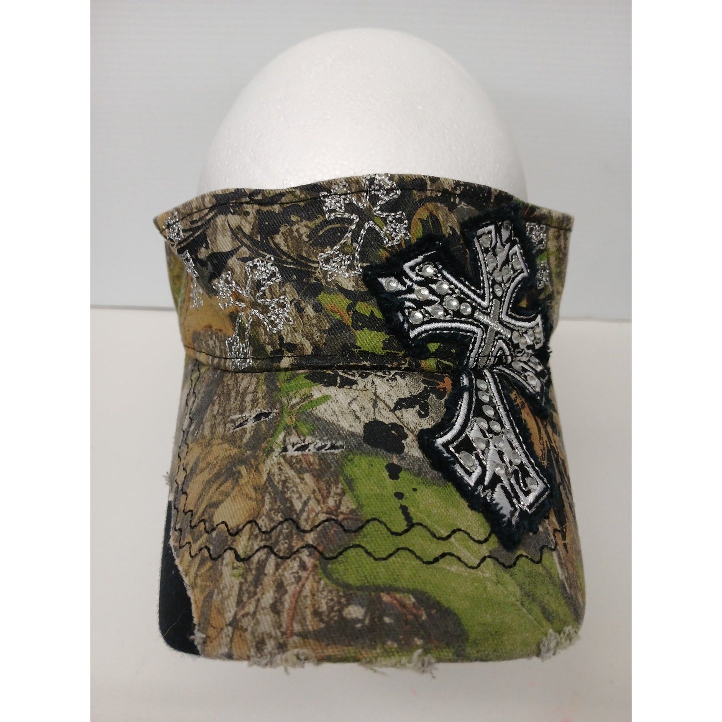Mossy Oak (OSFM) Women's Camoflauge Velcrow Strap Visor