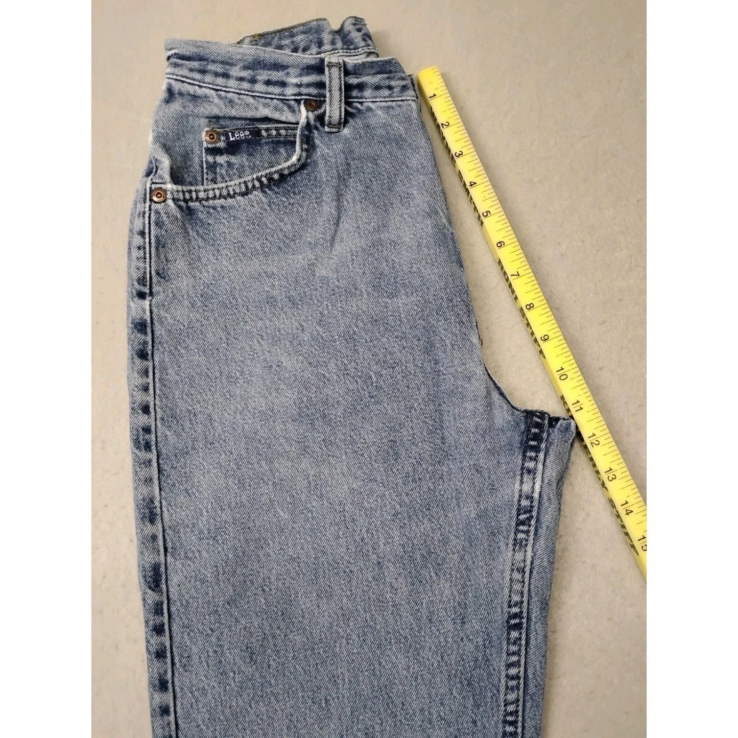 Lee's (10L) Vintage High Rise Straight Blue Denim Jeans