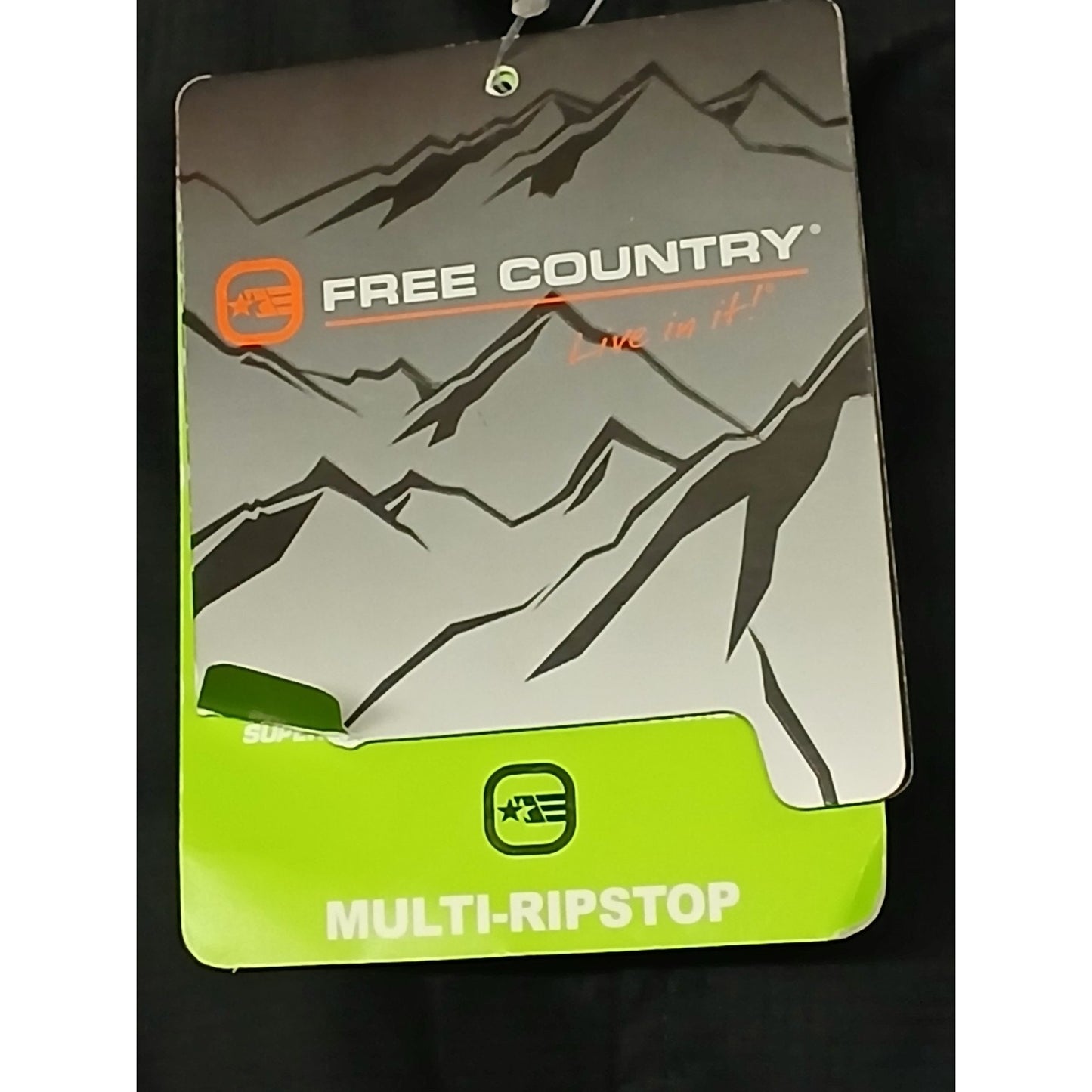 Free Country (Large) Men's Black Windbreaker Insulated Jacket