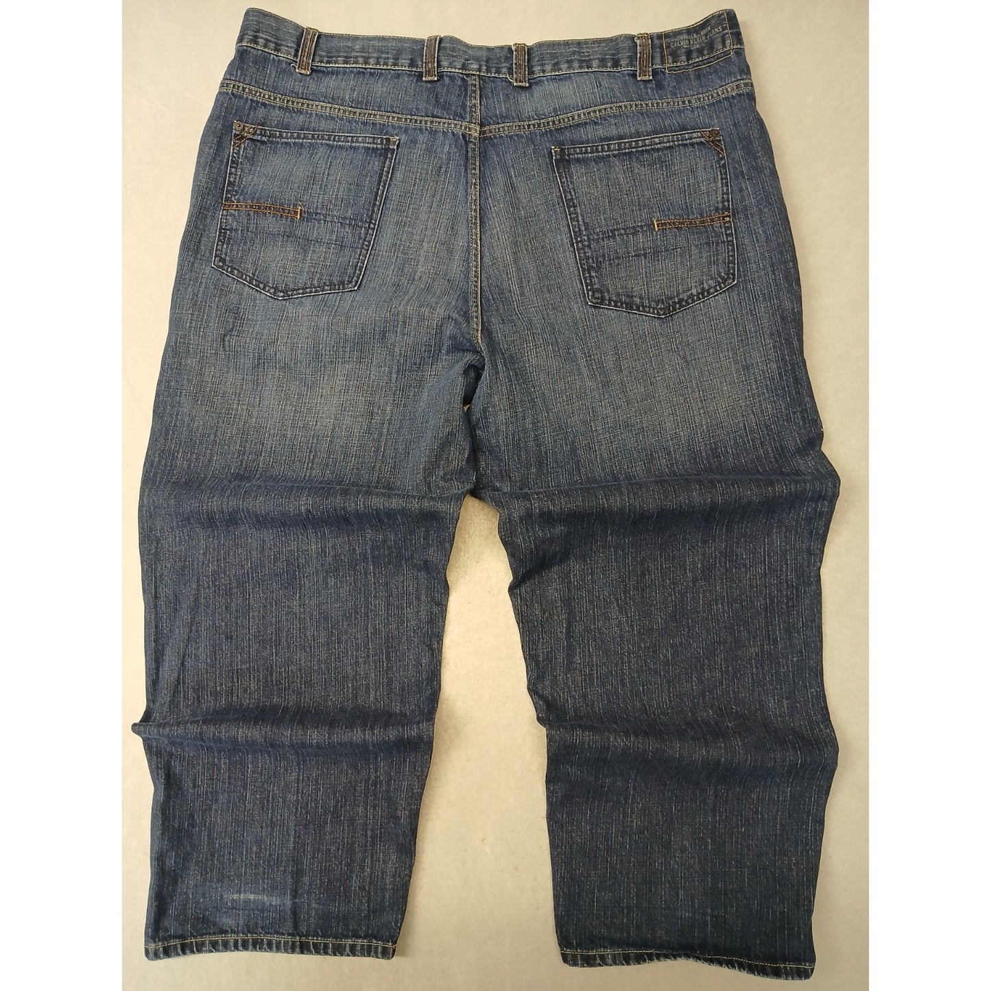 Calvin Kline (46x30) Men's Loose Fit Blue Denim Jeans