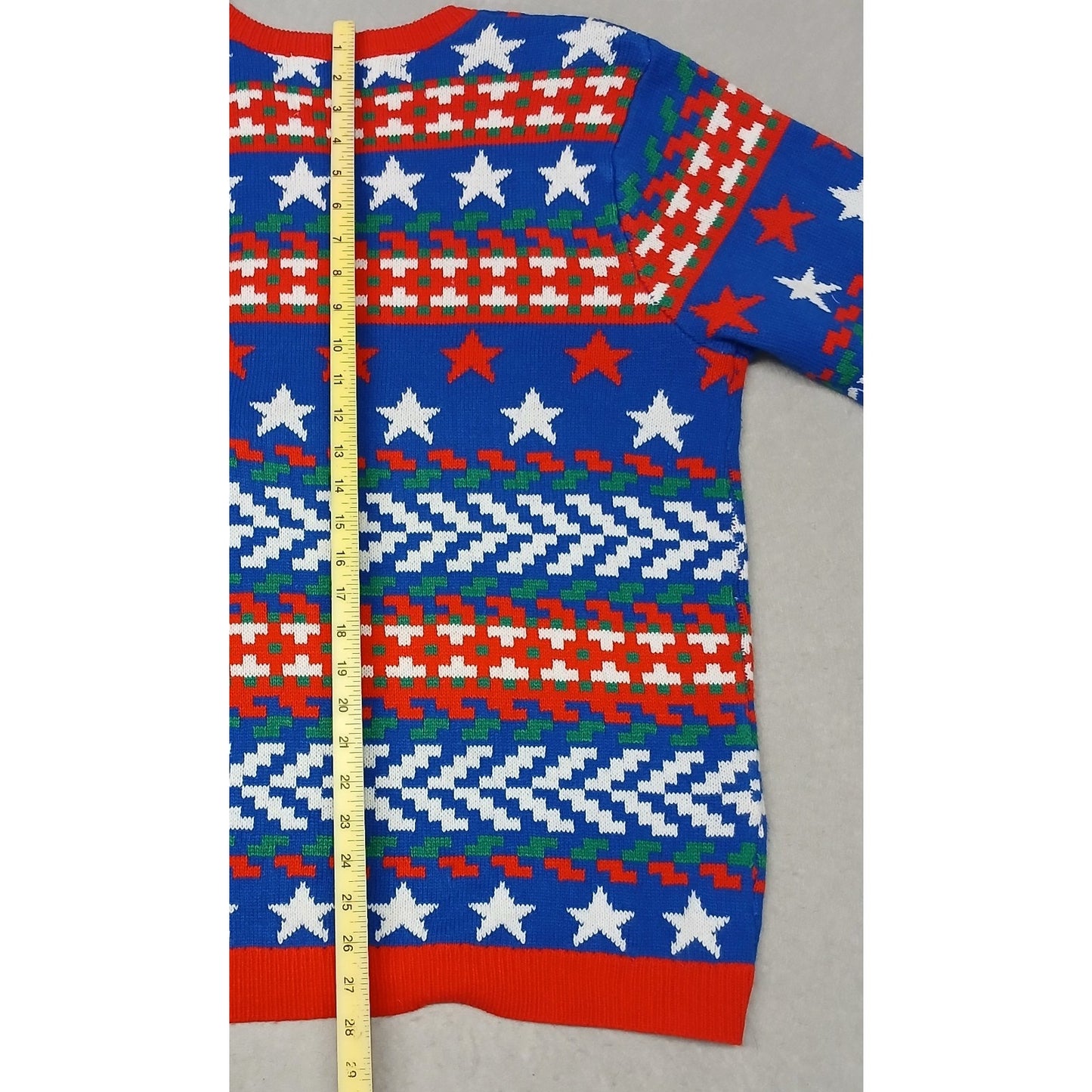 jolly sweaters (Large) Multicolor Crew Neck Knitted Ugly Sweater