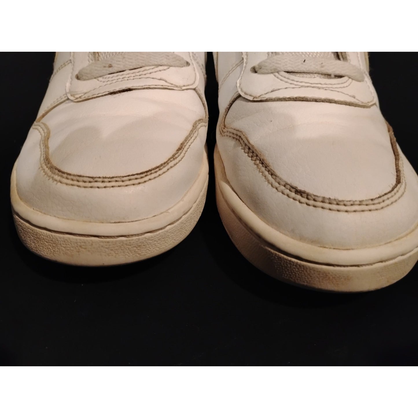 Nike Ebernon (8) AQ1779-100 White Leather Low Cut Sneakers