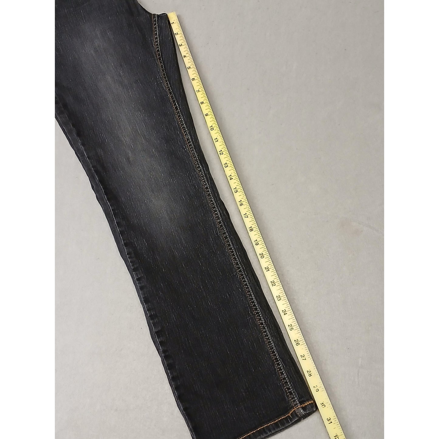 U.S. Polo Assn. (10) Straight Boot Cut Black Denim Jeans