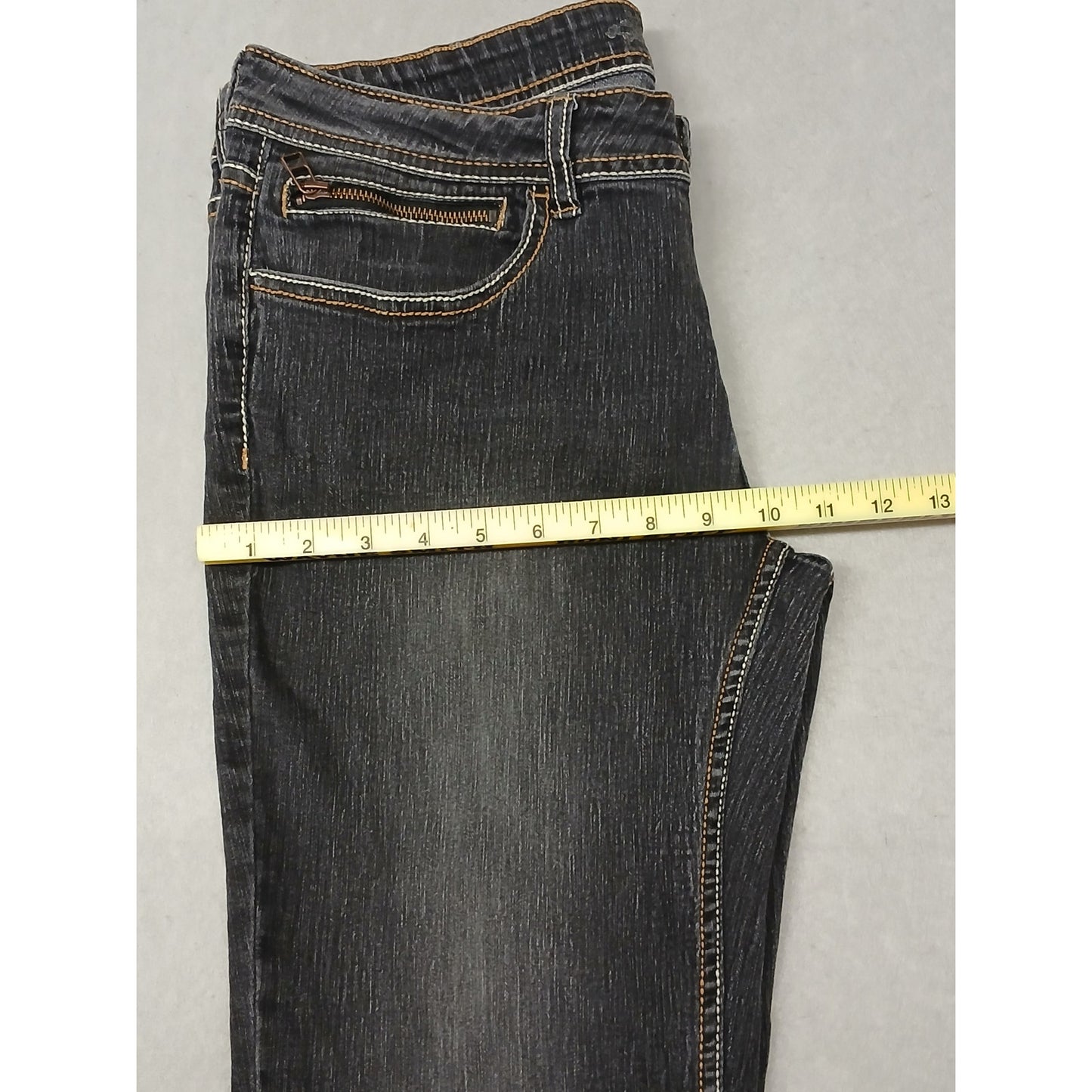 U.S. Polo Assn. (10) Straight Boot Cut Black Denim Jeans