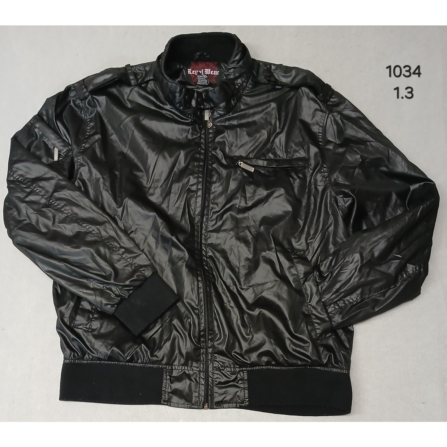 Regal Wear (3XL) Black Vintage Lightweight Bomber Jacket