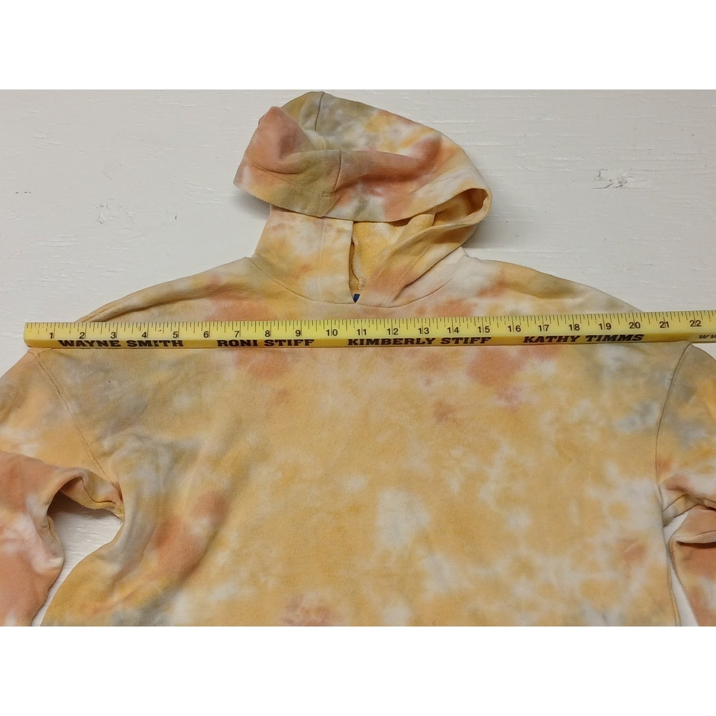 Old Navy (Large) Mutlicolor Tie Dye Crop Hoodie Pullover