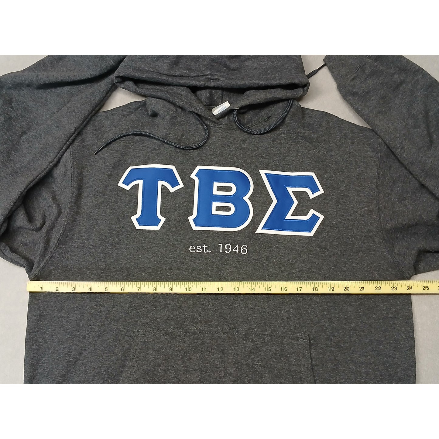 Port & Company (Large) Gray "Tau Beta Sigma" Pullover Hoodie