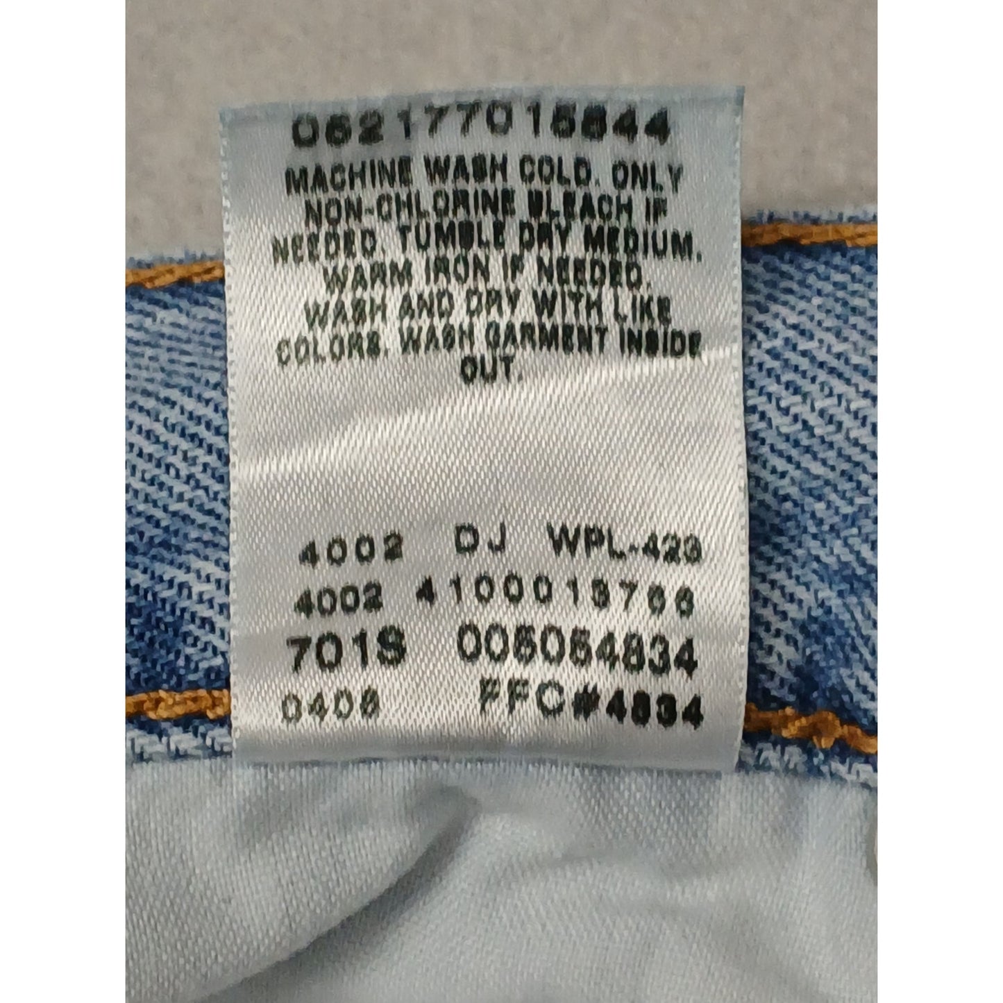 Levis 505 (36x29) Vintage Regular Fit Light Denim Jeans