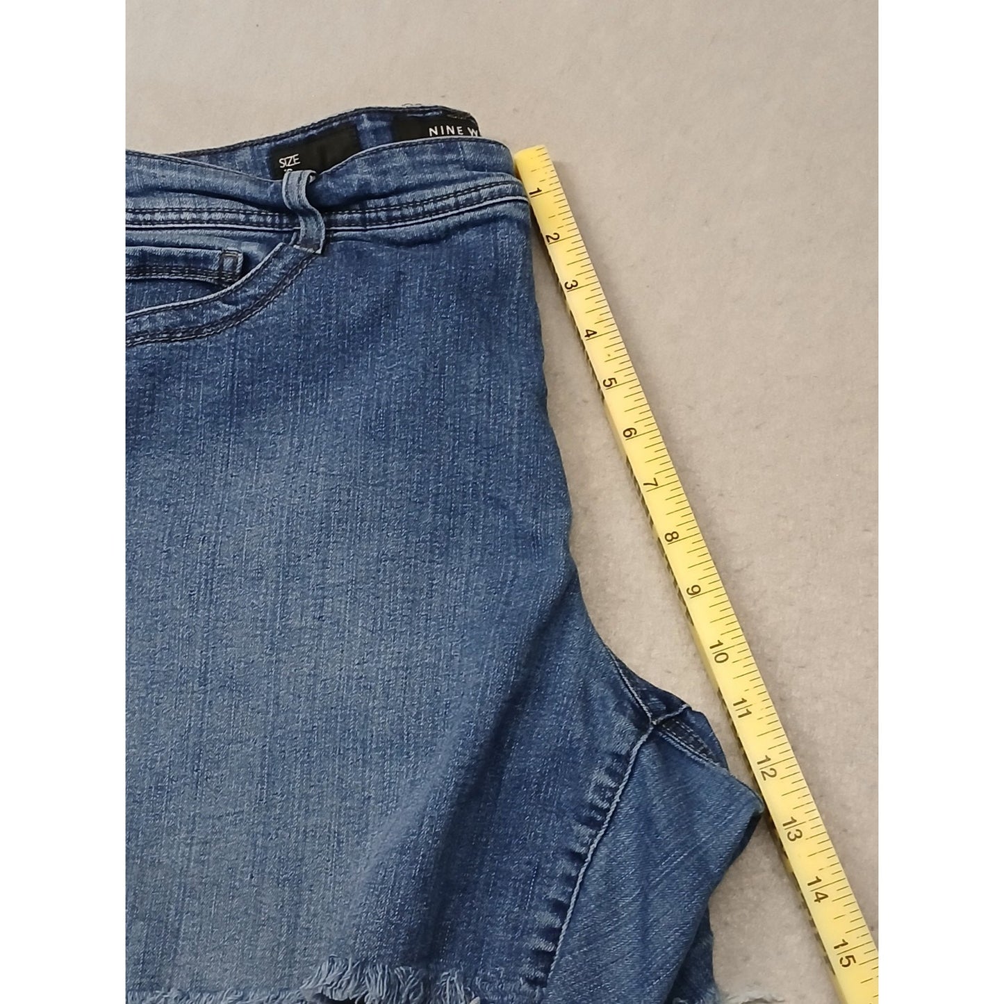 Nine West (16) Women's Cut-Off Blue Denim Jean shorts