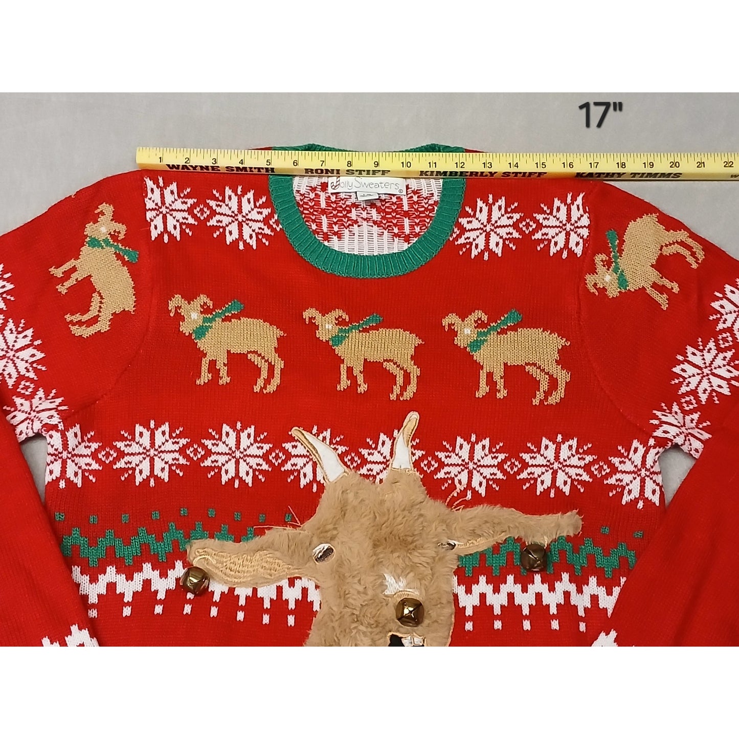 Jolly Sweaters (Large) Adults Funny Xmas Pullover Sweatshirt