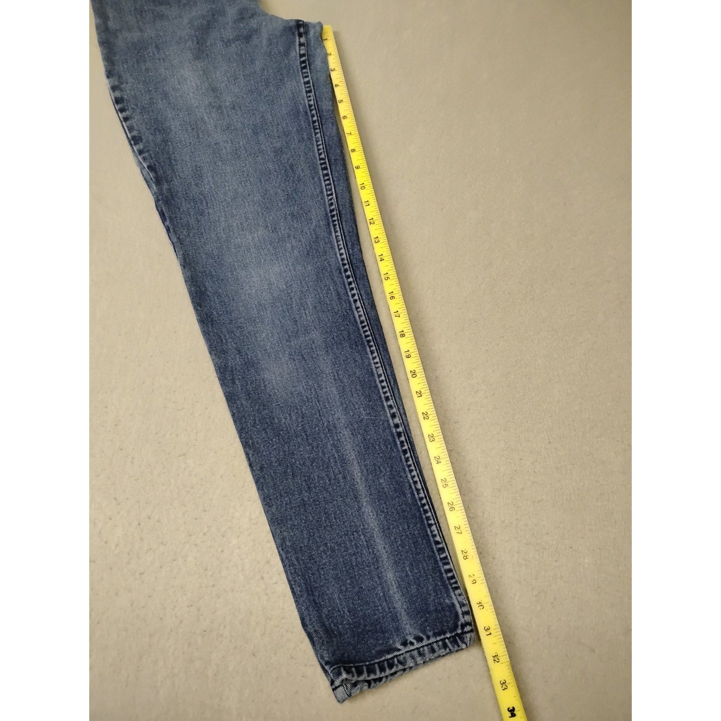 Saint Johns Bay (8) Womens Vintage Straight Blue Denim Jeans