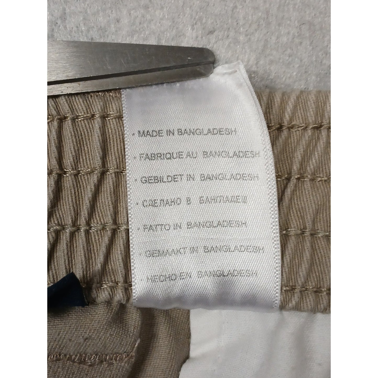 Canyon Ridge (2XL) Men's Beige Khaki Stretch Chino Shorts