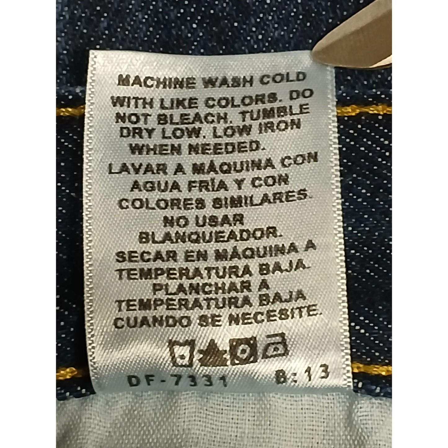 George (50x30) Men's Straight Leg Relaxed Blue Denim Jeans