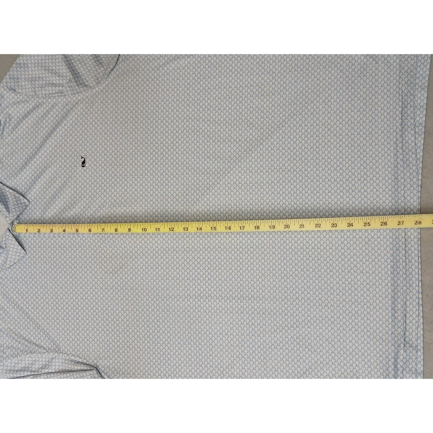 Vineyard Vines (2XL) White Button Silk Collar Polo Tee Shirt
