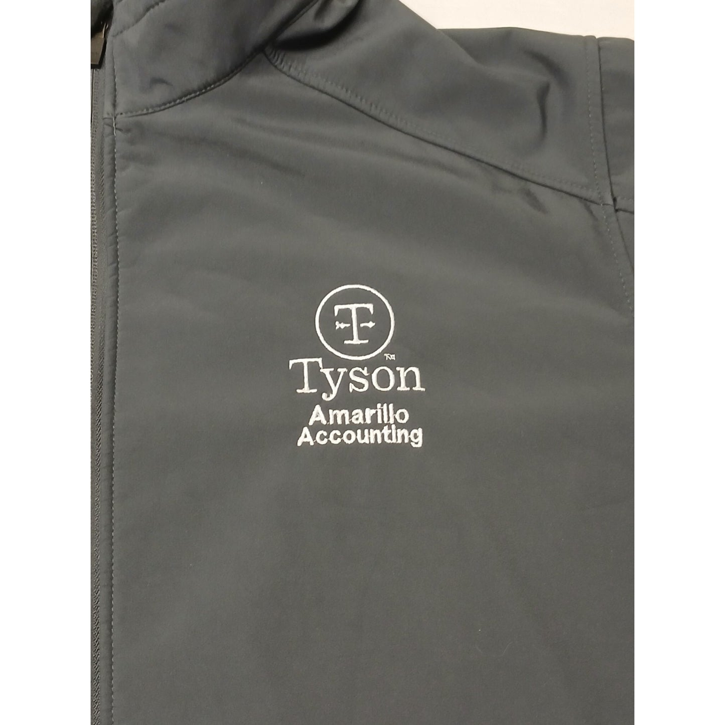 Port Authority (2XL) Gray Polyester Zip Fleece Jacket