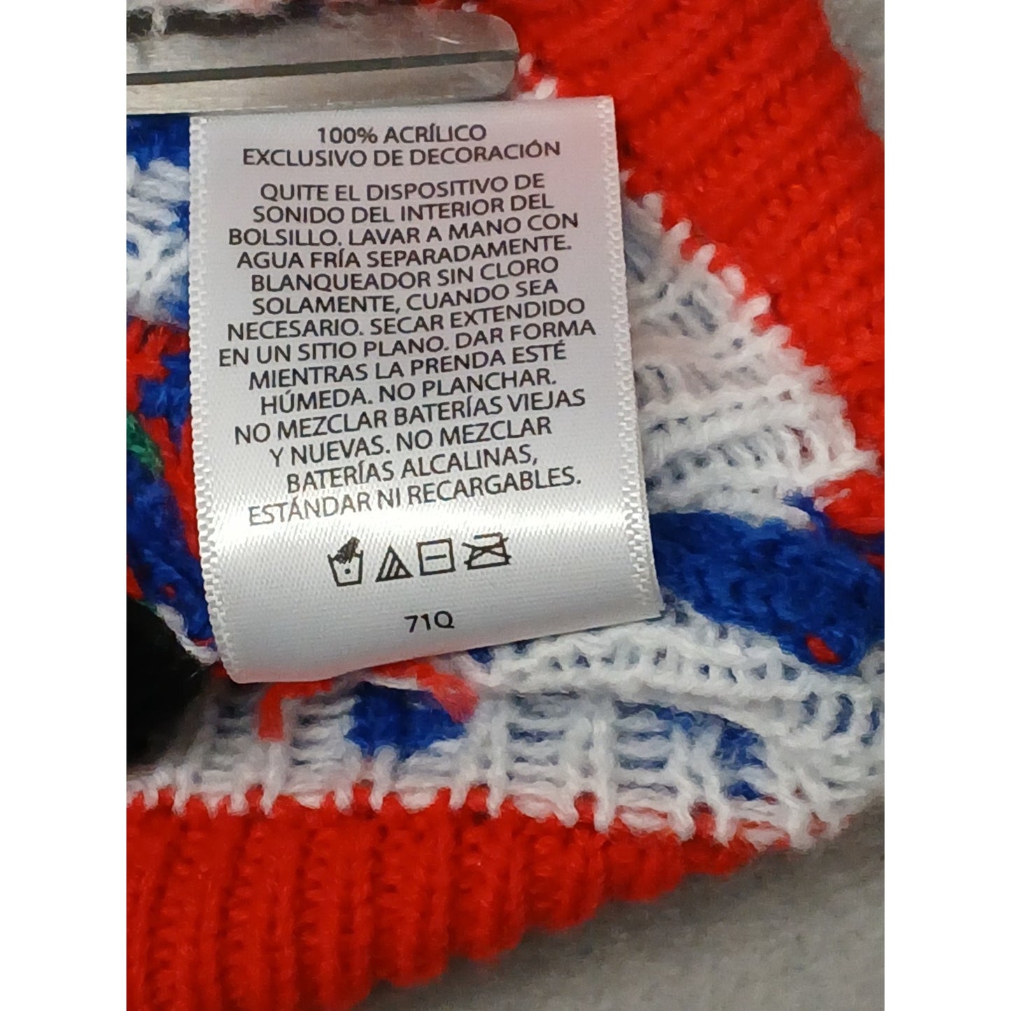jolly sweaters (Large) Multicolor Crew Neck Knitted Ugly Sweater