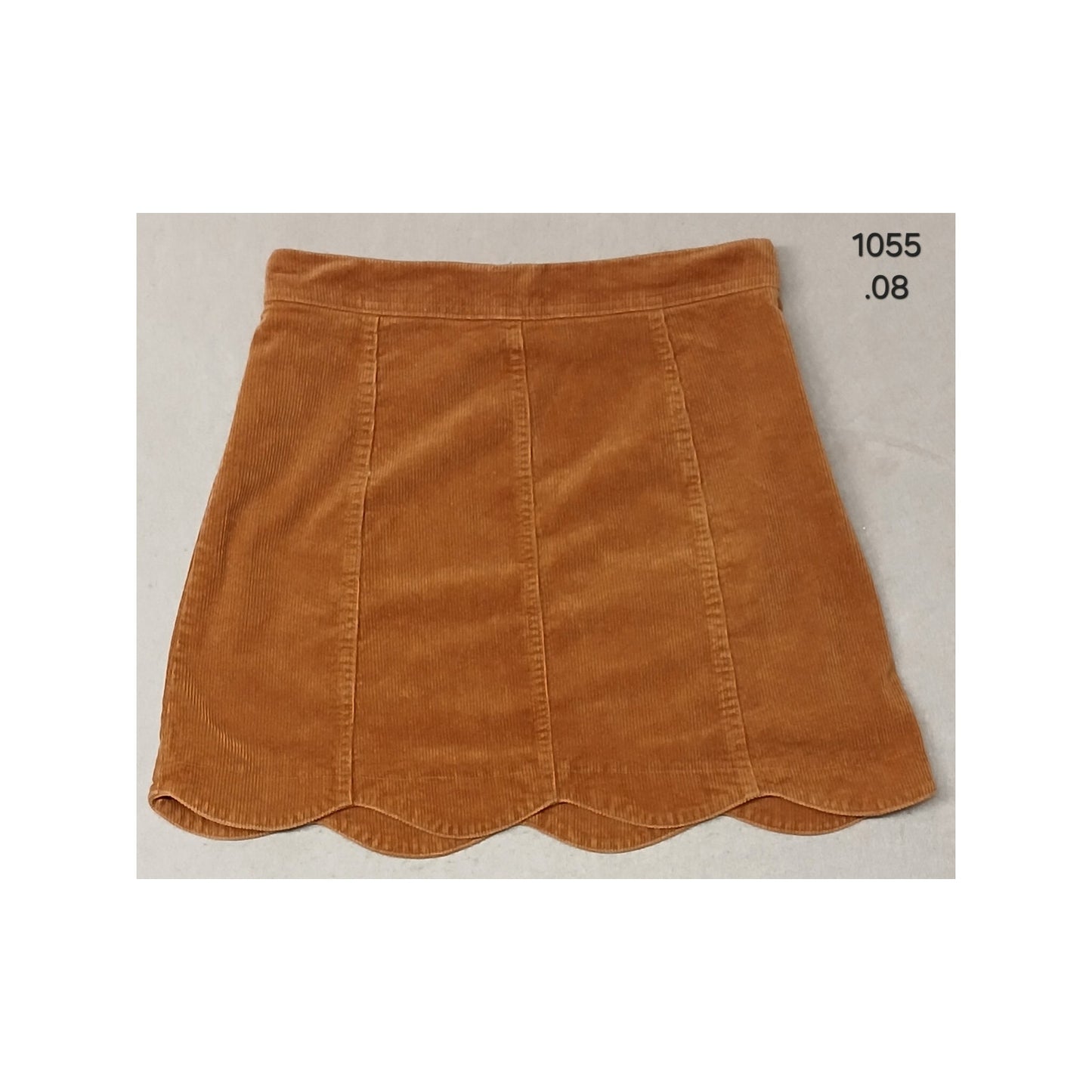 Altar'd State (Small) Caramel Corduroy Mini Skirt