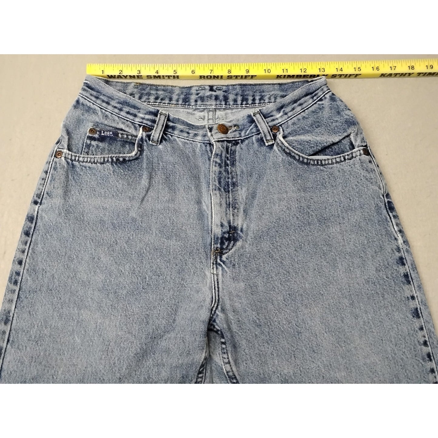 Lee's (10L) Vintage High Rise Straight Blue Denim Jeans