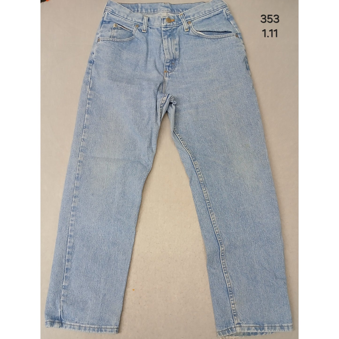 Wrangler (32x30) Men's Straight Leg Blue Denim Jeans